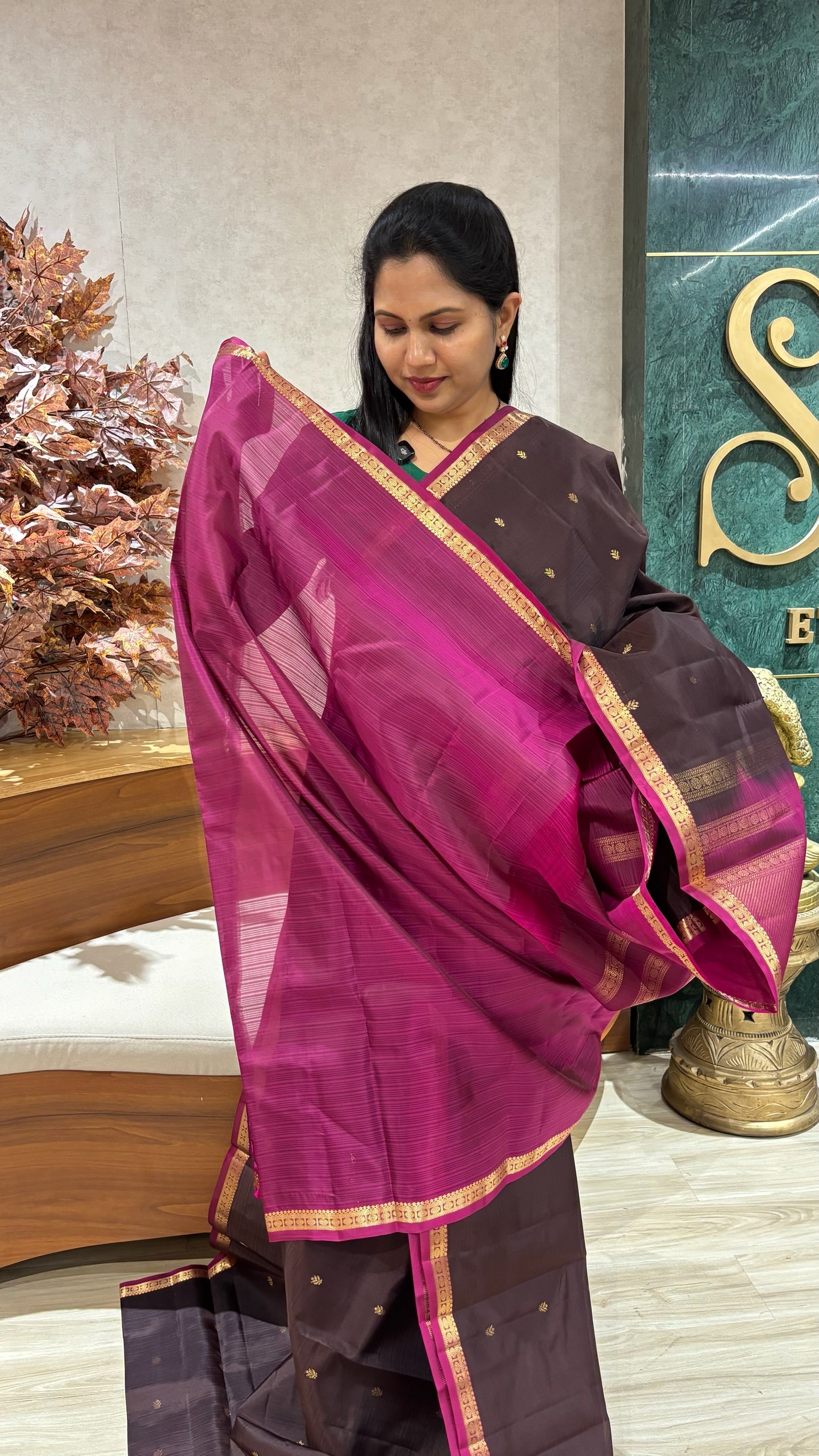 Small border kanchi pattu