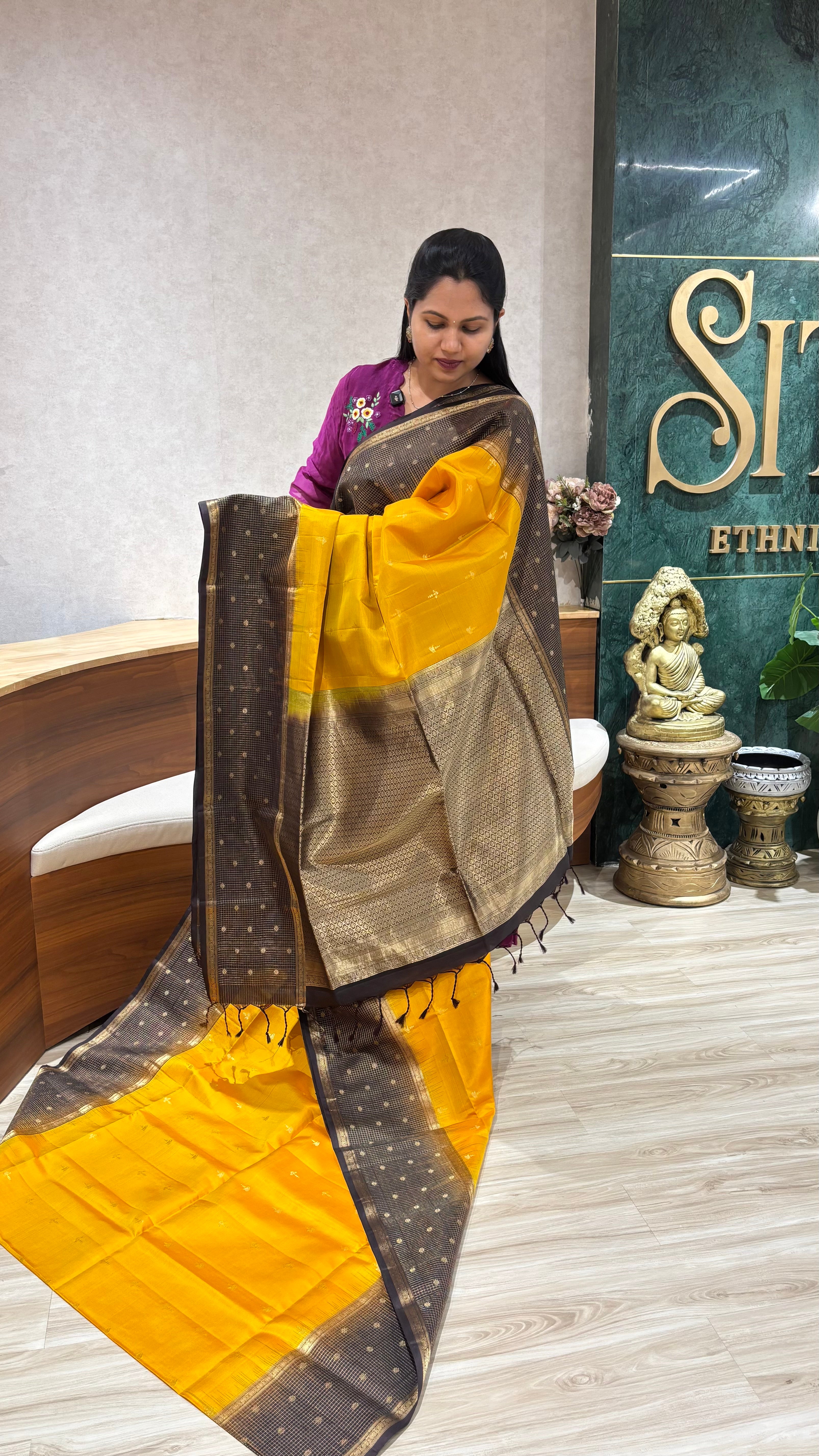 Handloom Light weight kanchi pattu