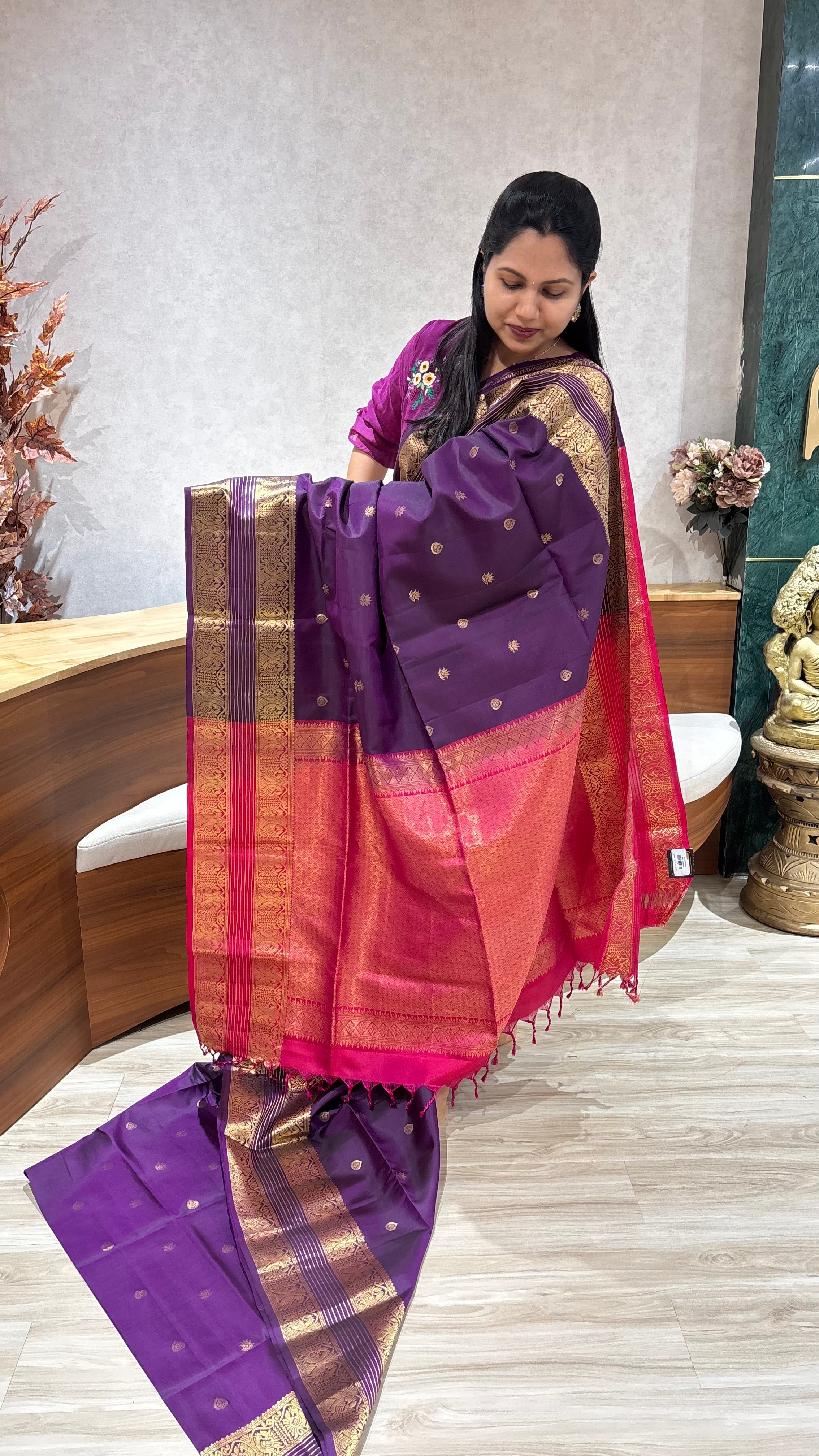 Handloom Light weight kanchi pattu