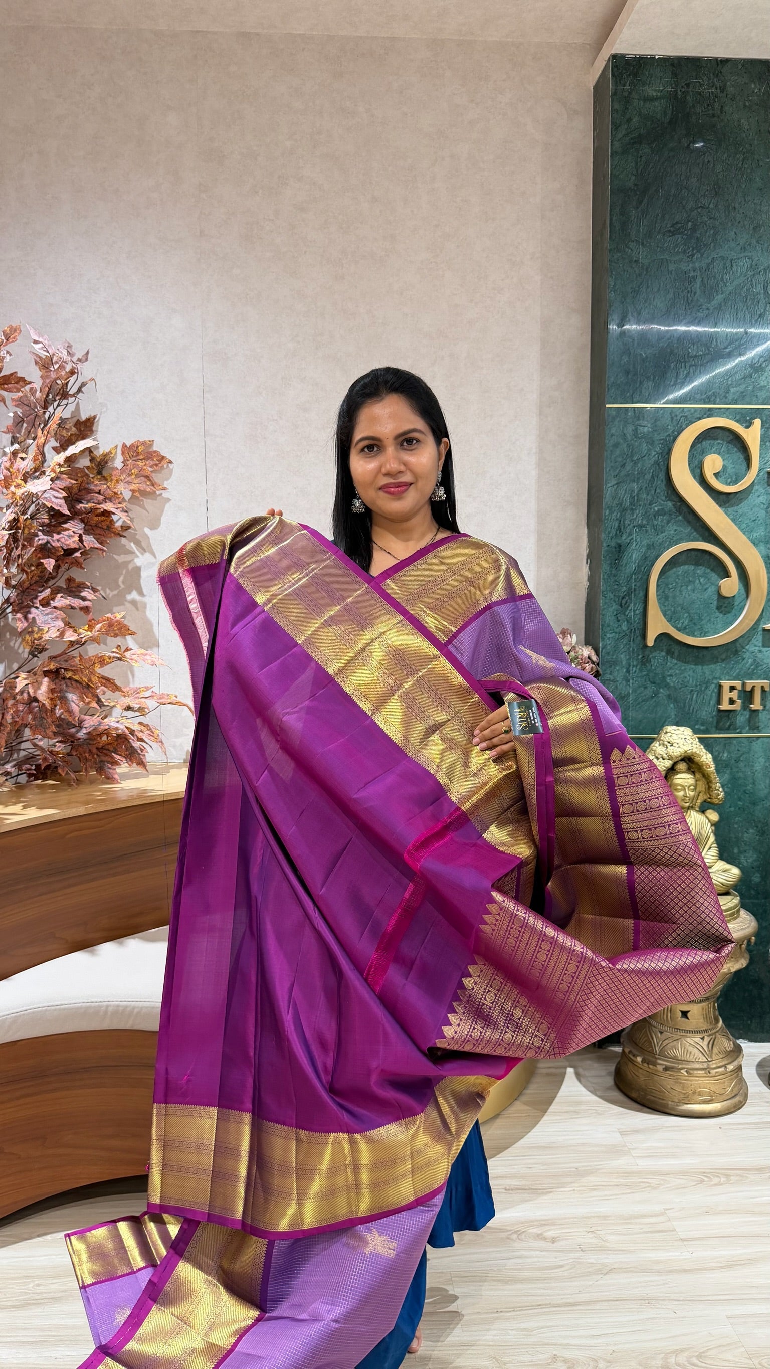 Handloom vintage Kanchi pattu