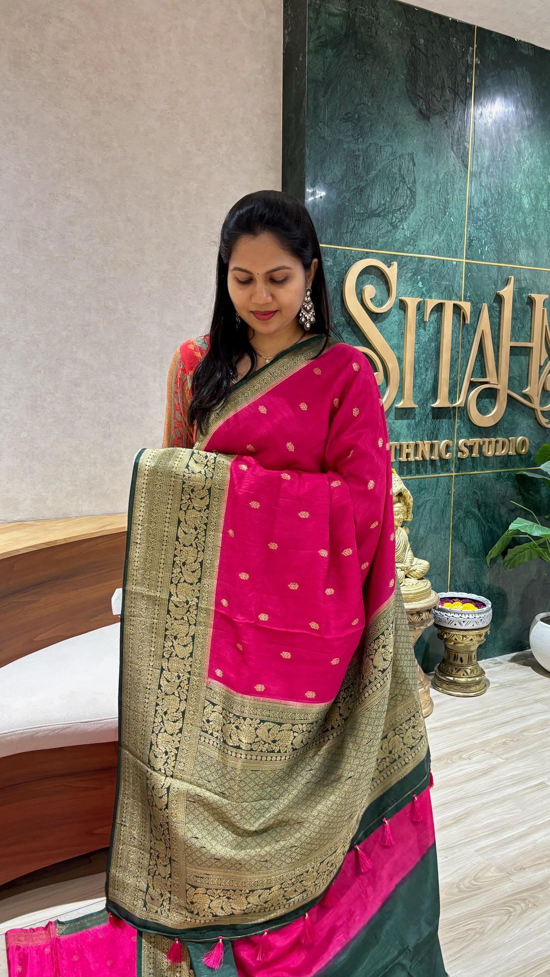 Raw silk saree