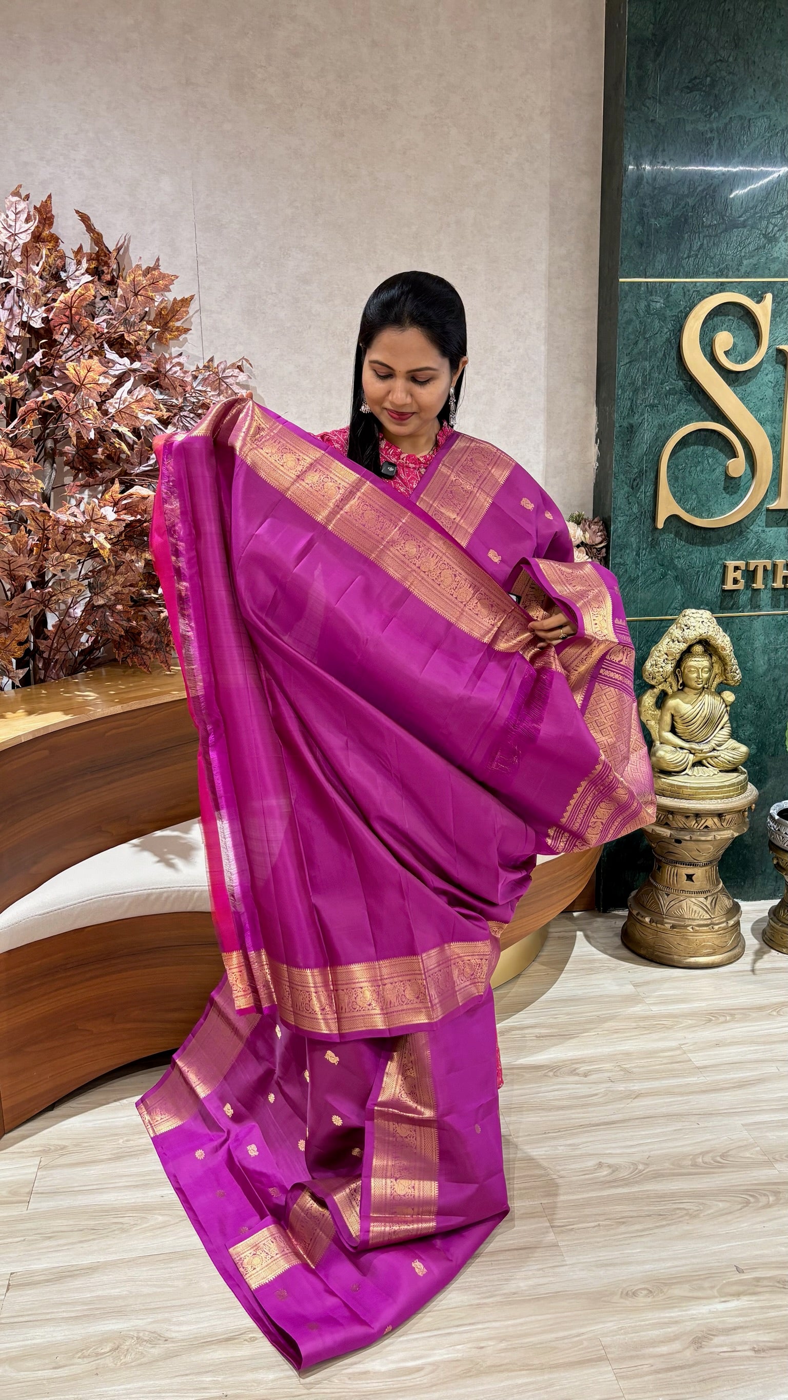 Light weight handloom Kanchi pattu