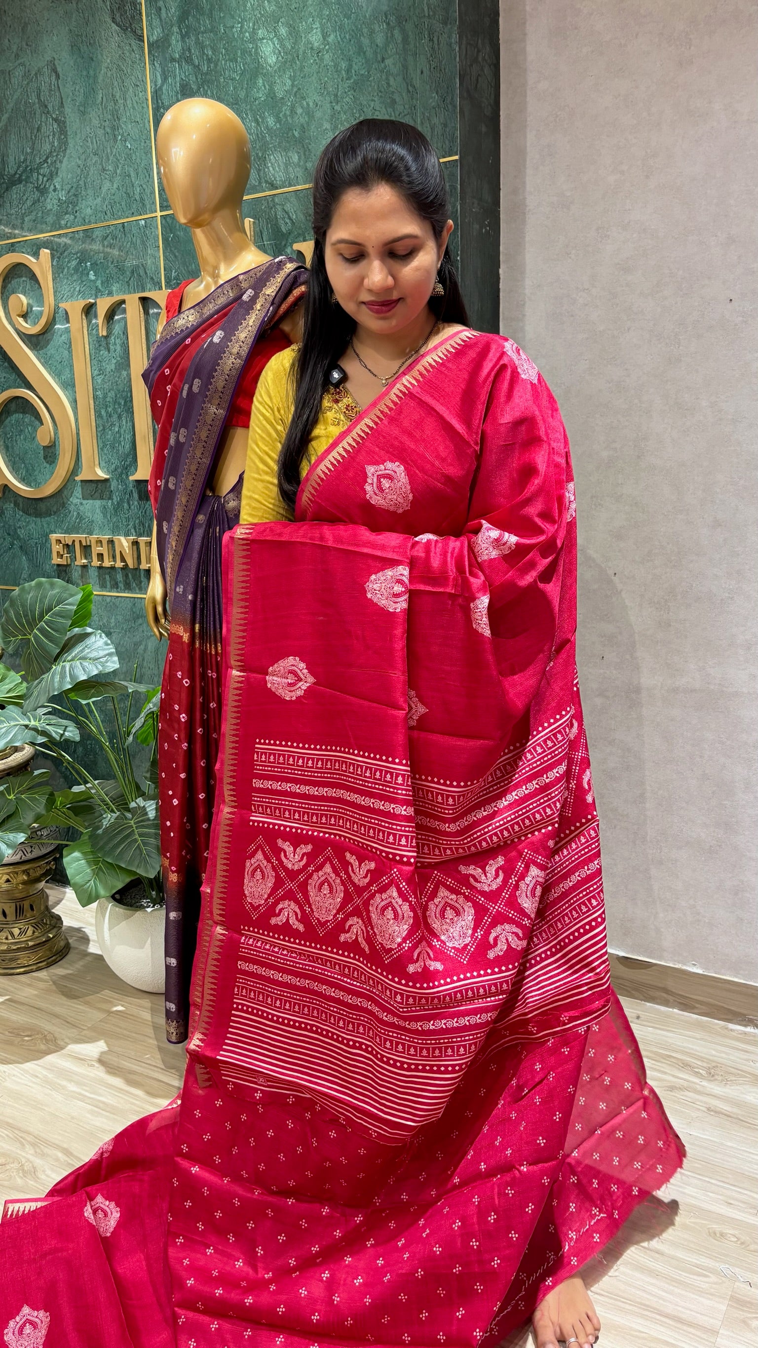 Soft tussar pattern 1