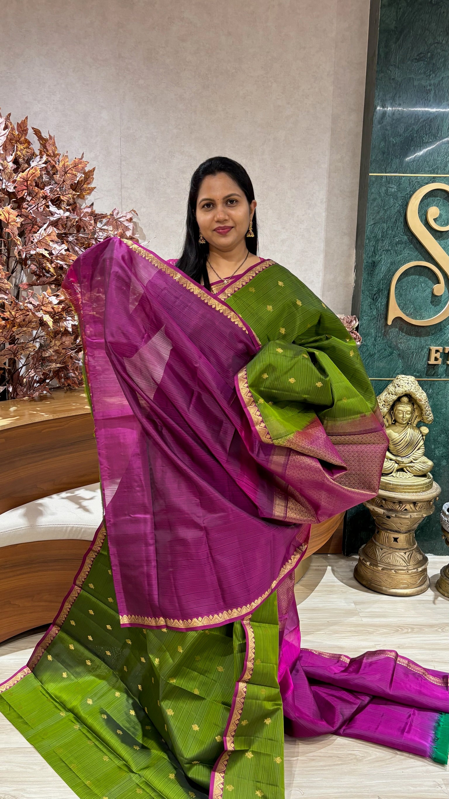 Kanchi pattu small border