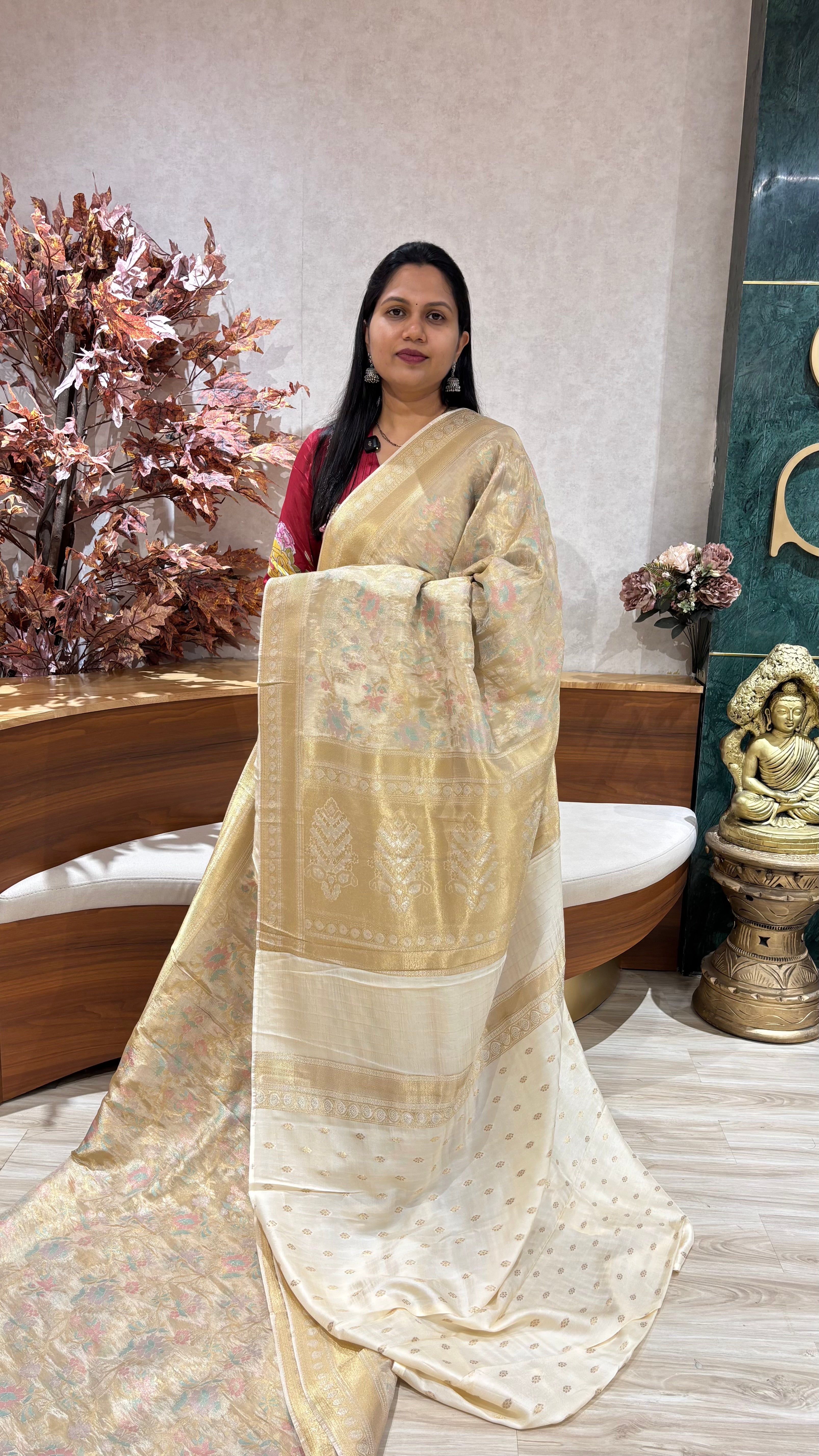 Banaras tissue jamdhani weaving