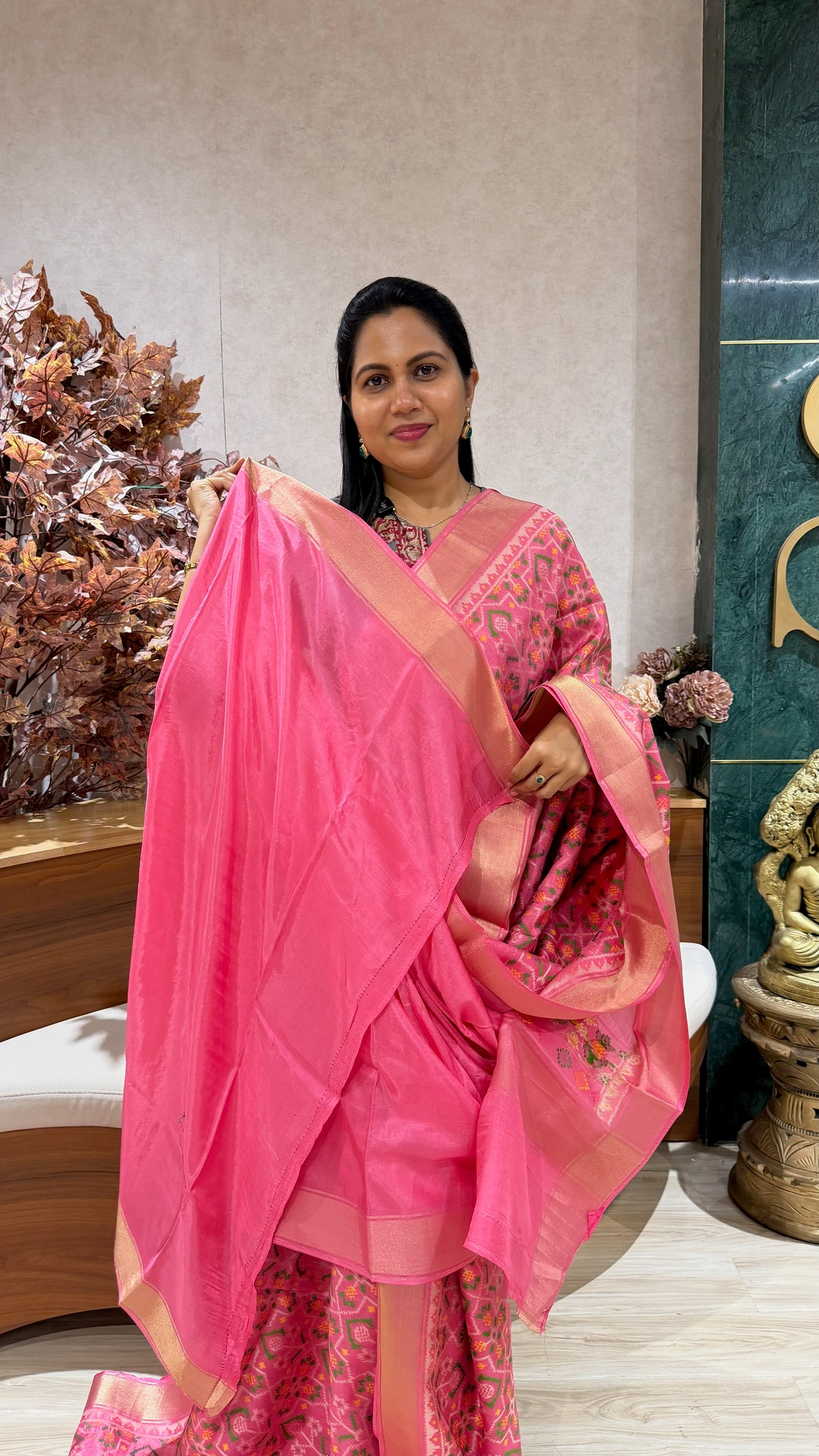 Banaras patola babypink