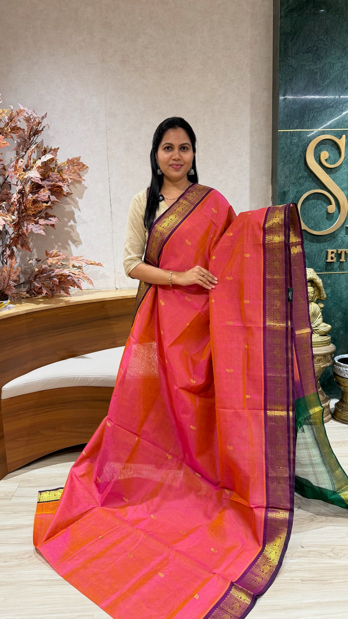 Handloom silk cotton