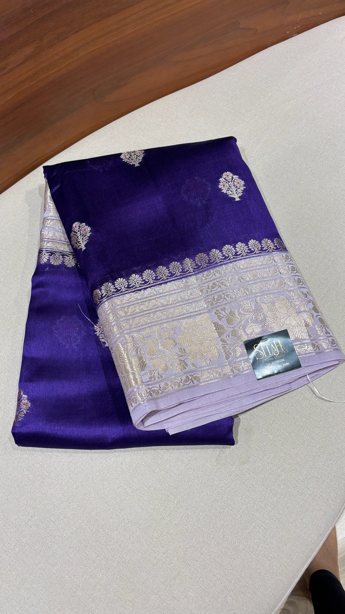 Fancy Mango pattu purple