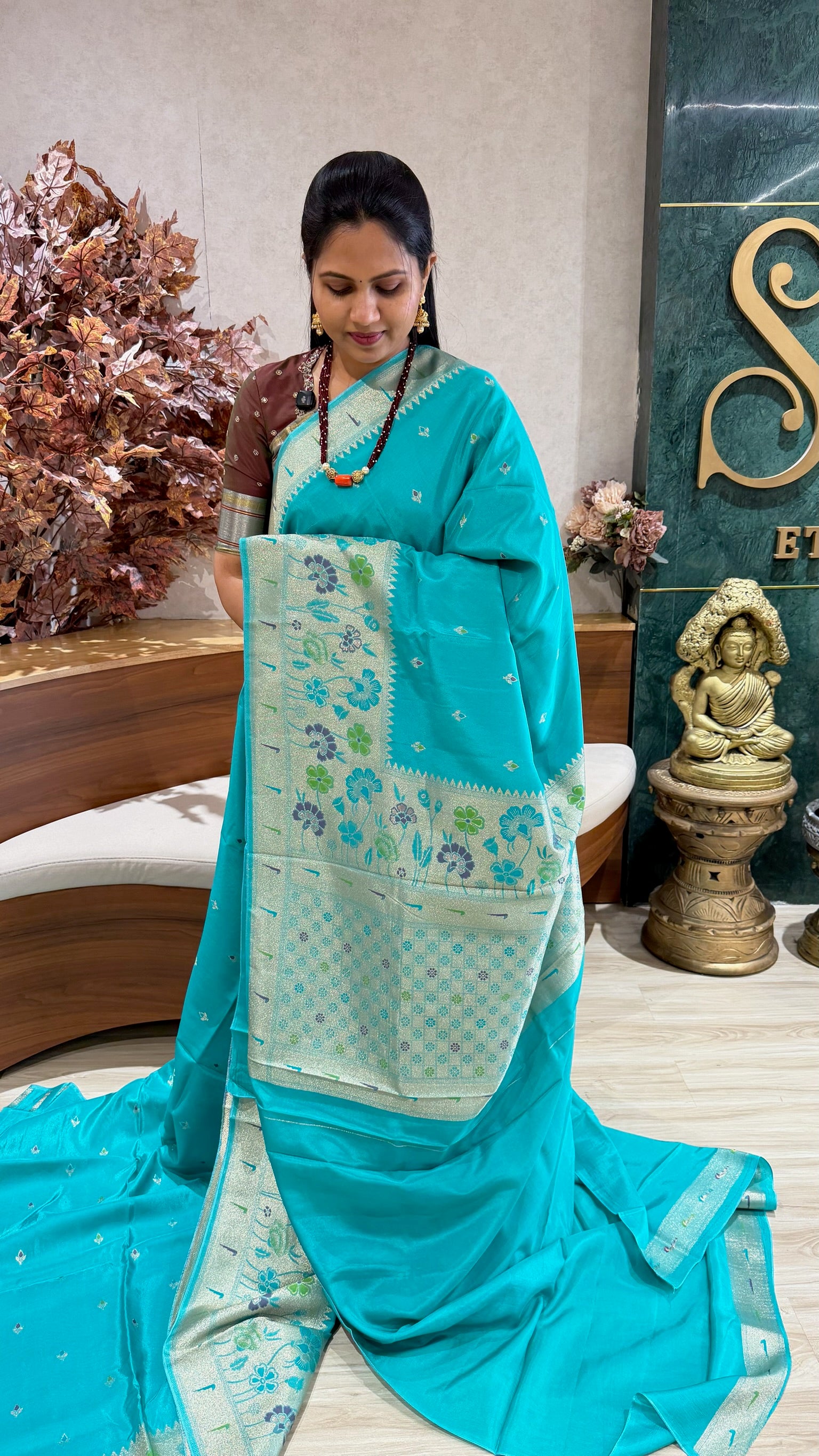 Tussar georgette
