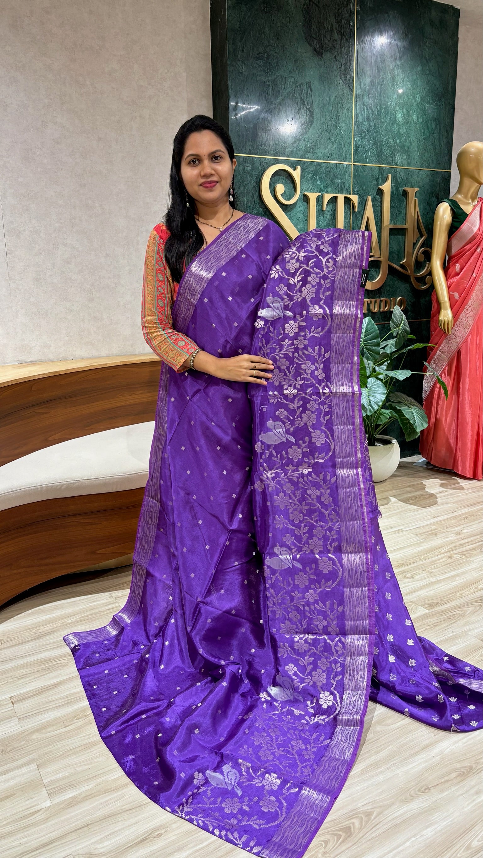 Paper silk light violet