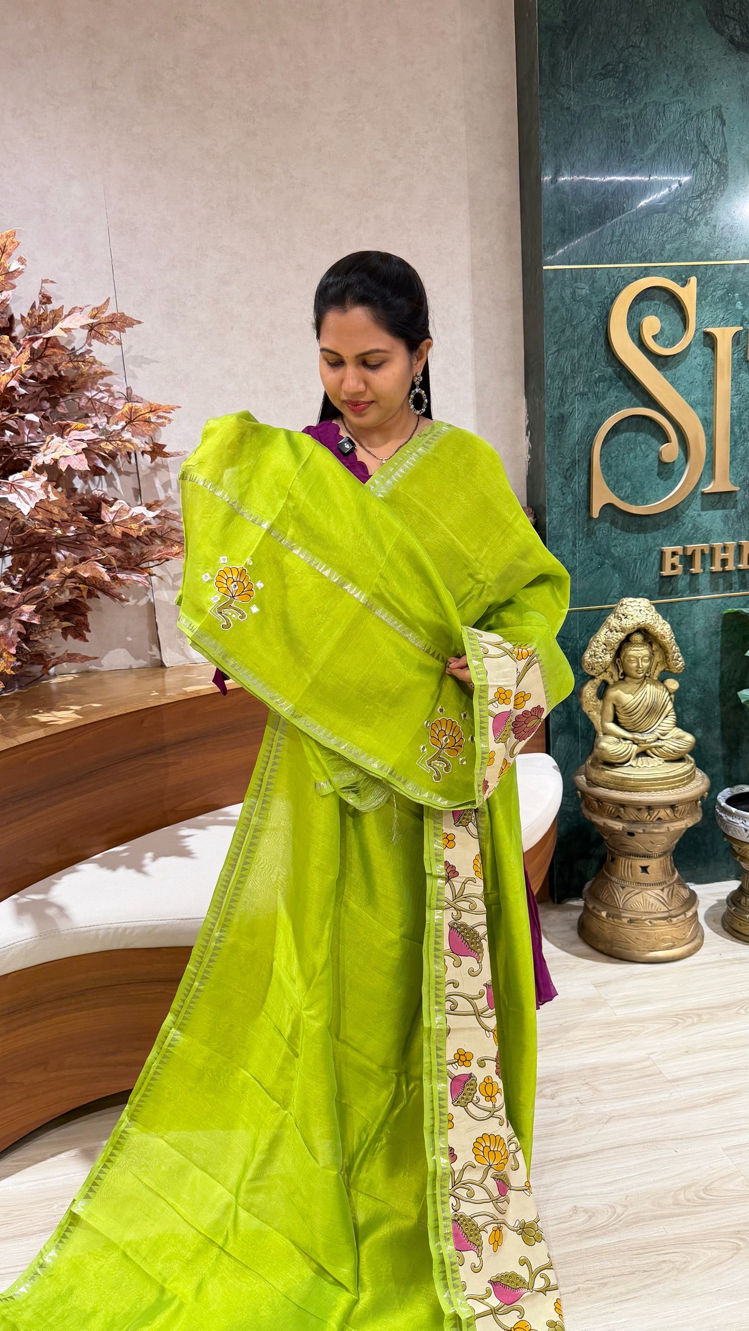 Mangalgiri work blouse