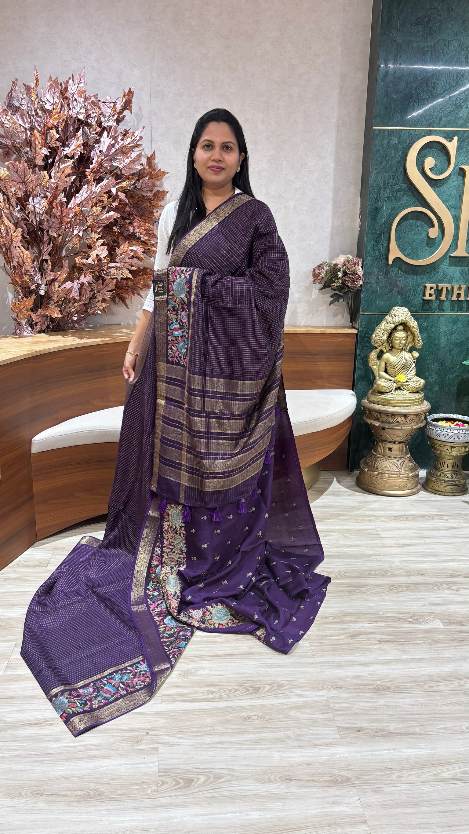 Russian silk embroidery