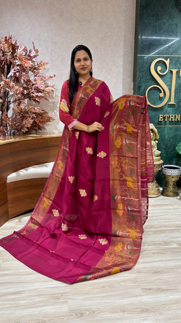 Designer kora tissue saree