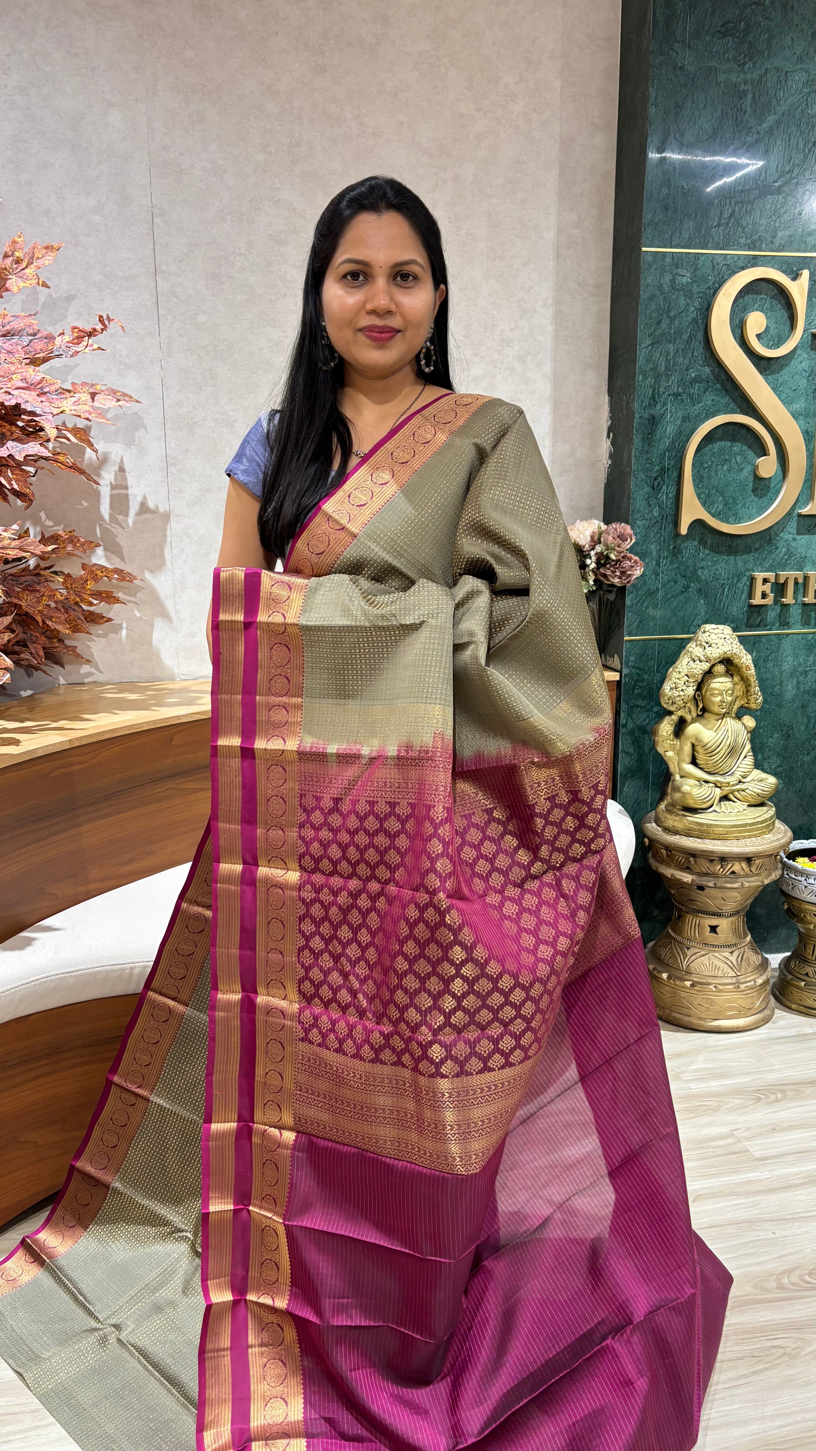 Kanchi pattu checks