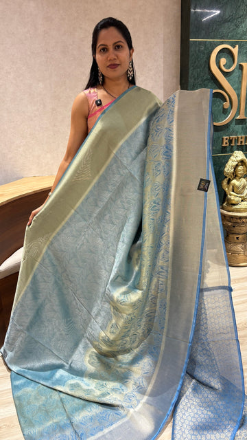 Tissue georgette tulip design