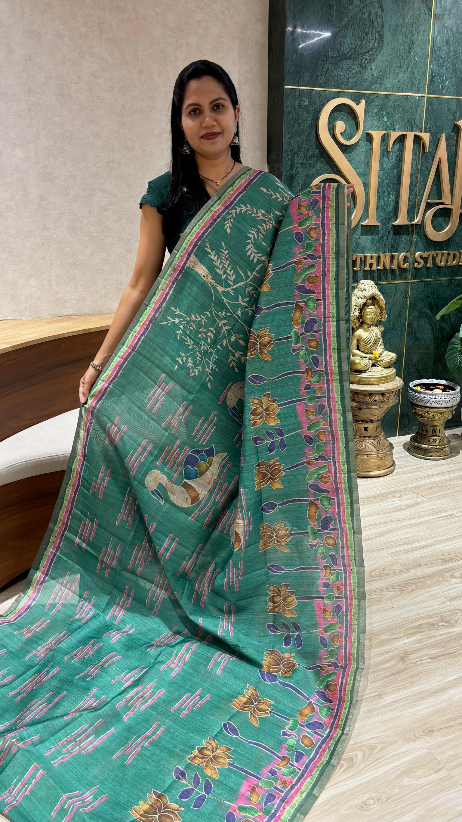 Tussar prints