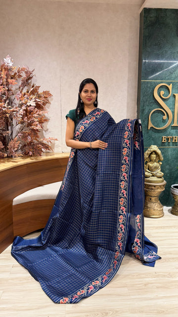 Tussar embroidery