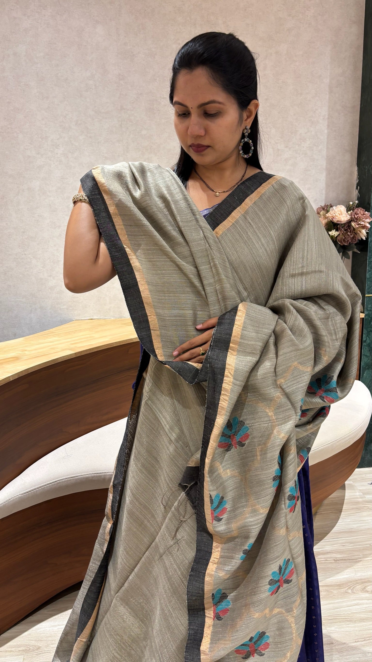 Pure soft matka silk sarees