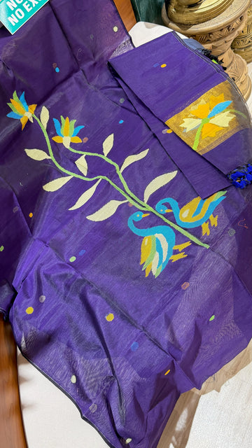 Muslin jhamdani dress