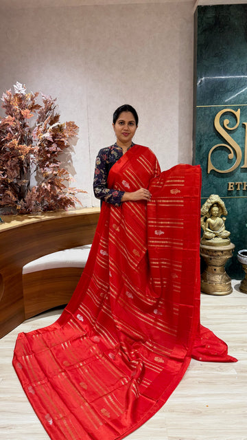 Fancy tussar red