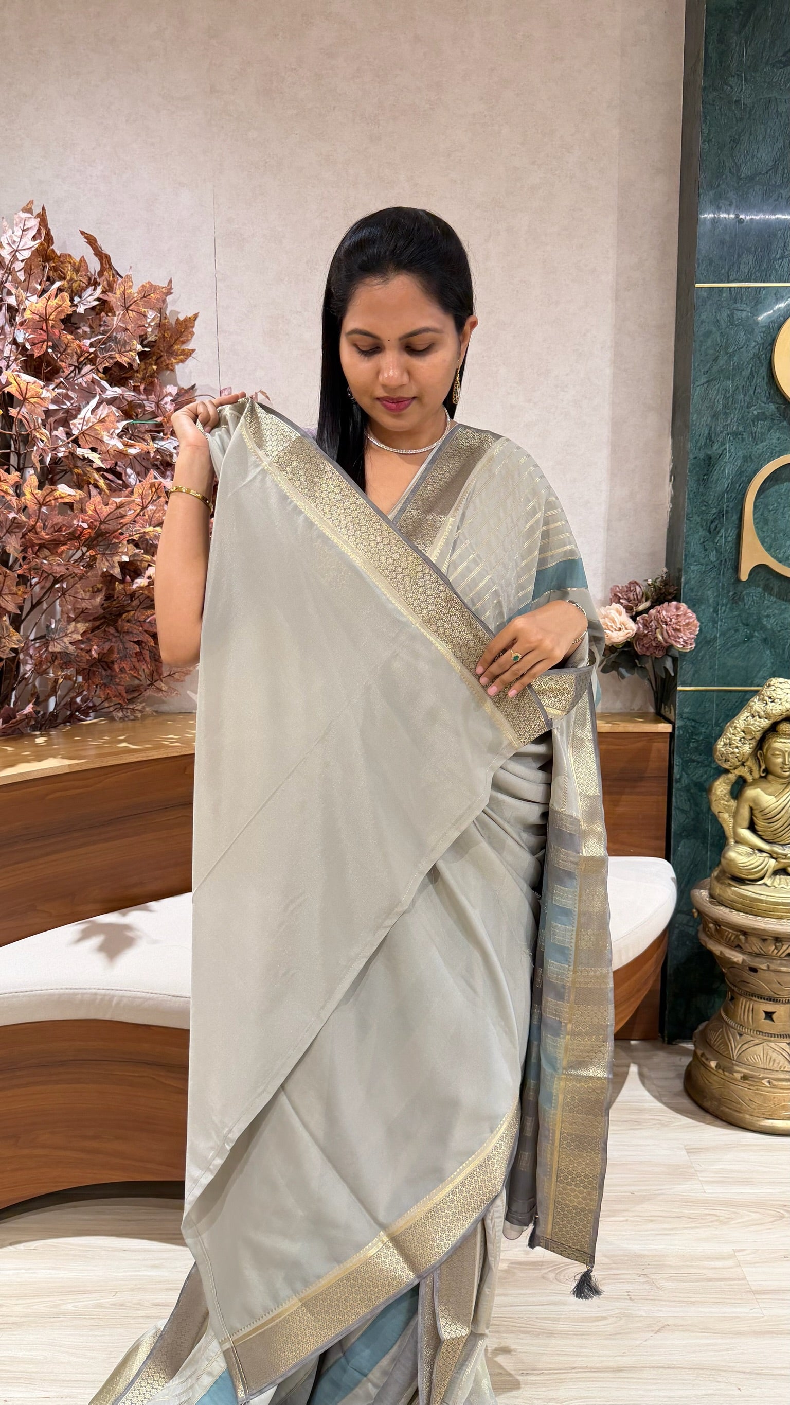 Fancy mysore silk