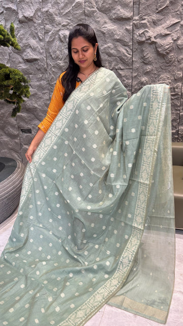 Puliya cotton ice blue
