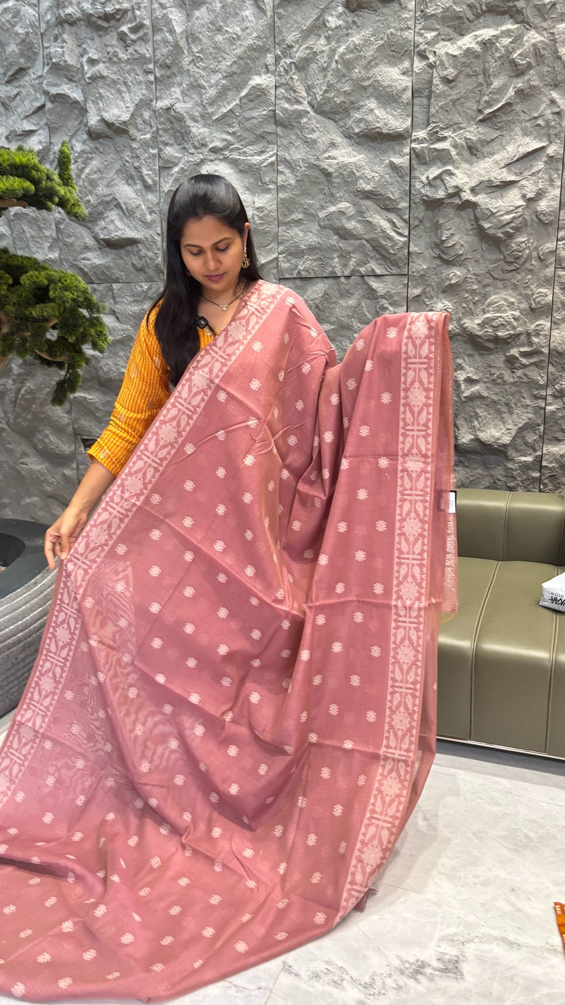 Puliya cotton onion pink