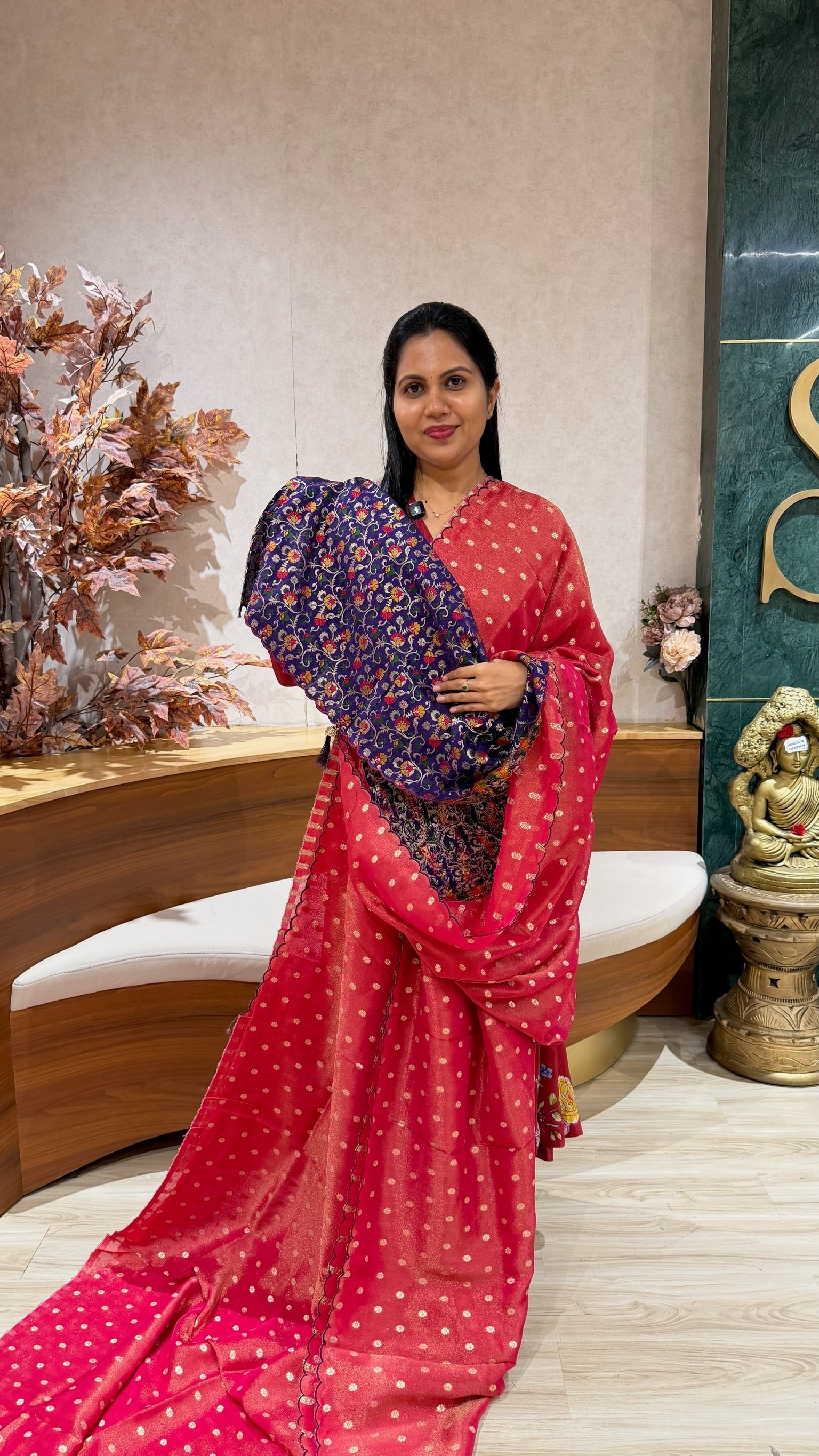 Tissue georgette pink