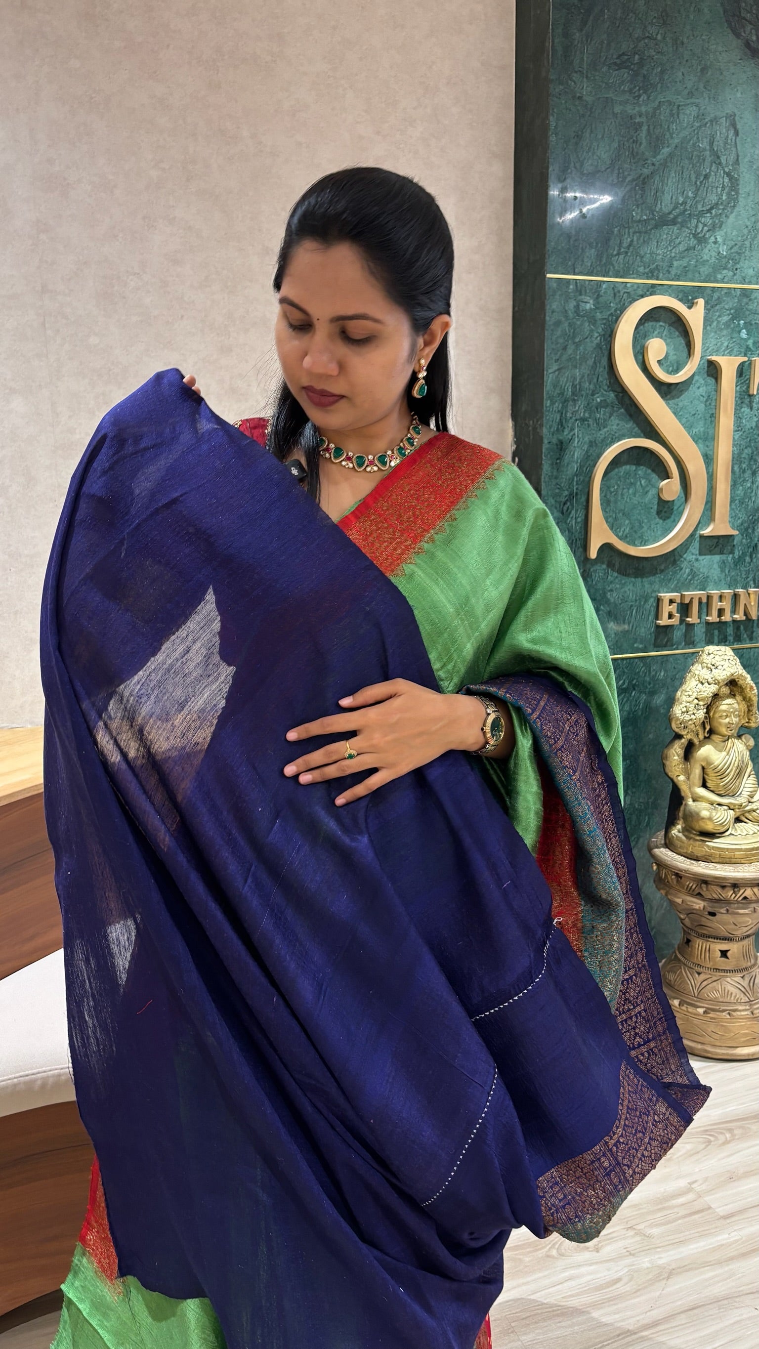 Handloom Raw silk pattu