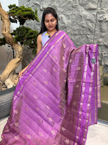 Fancy mango pattu lavendar