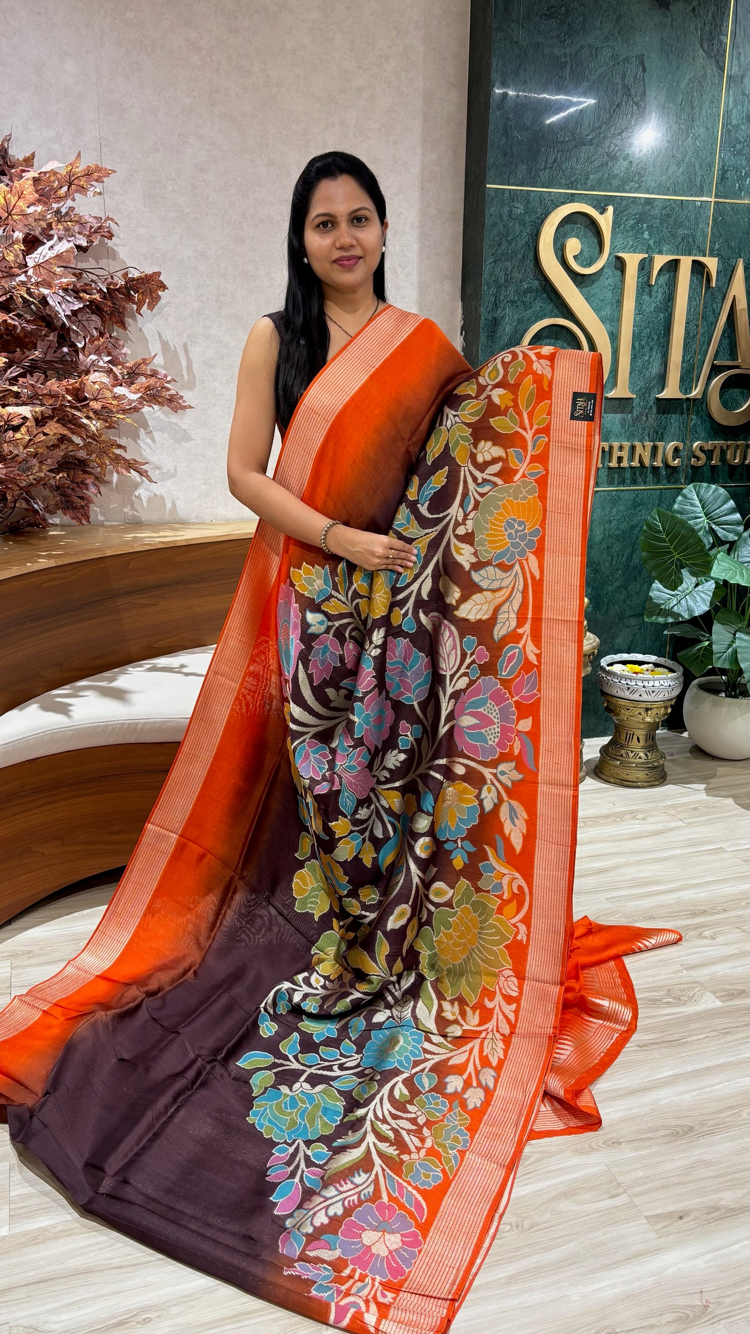 Pre booking Tussar georgette design 5