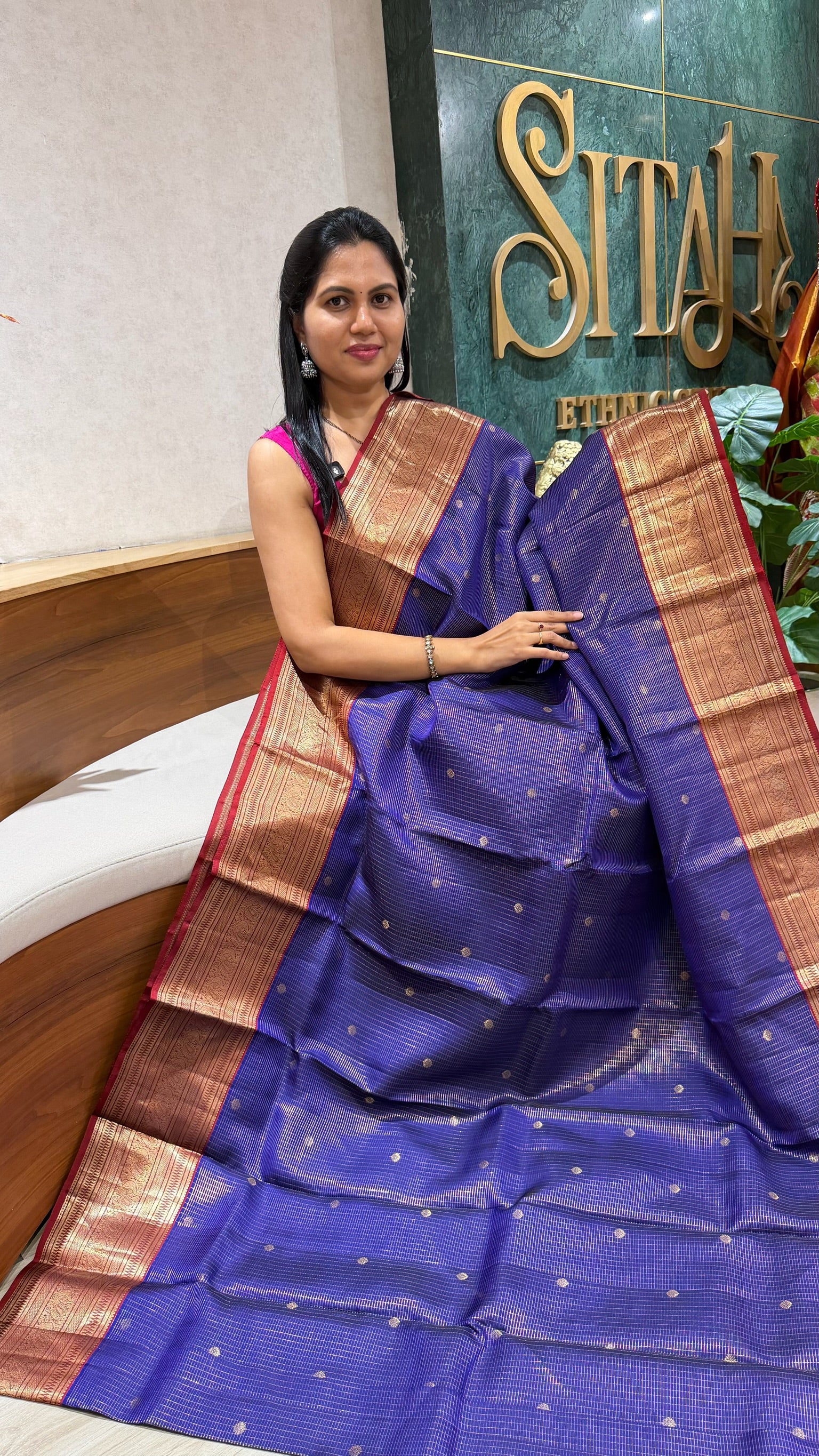 Light weight vintage Kanchi pattu