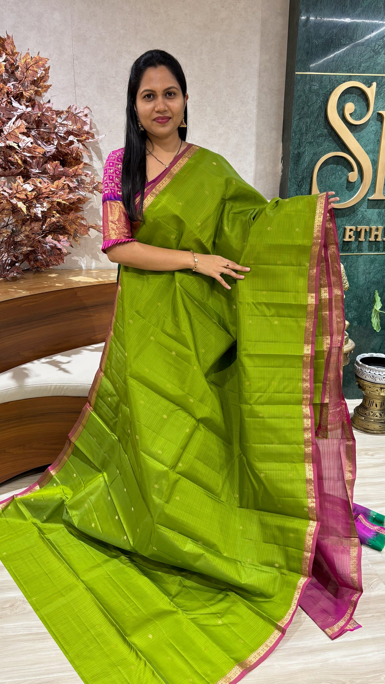 Kanchi pattu small border