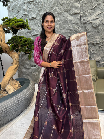 Mangalagiri pattu brown