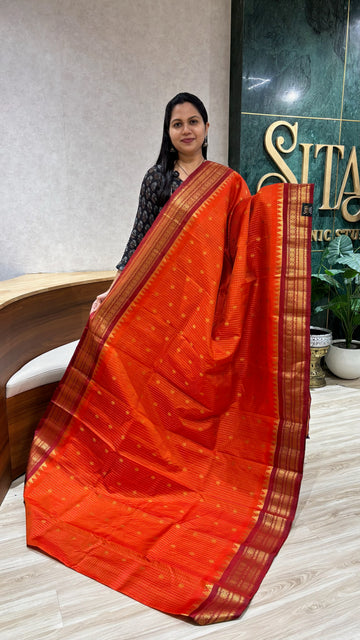 Handloom gadwal pattu