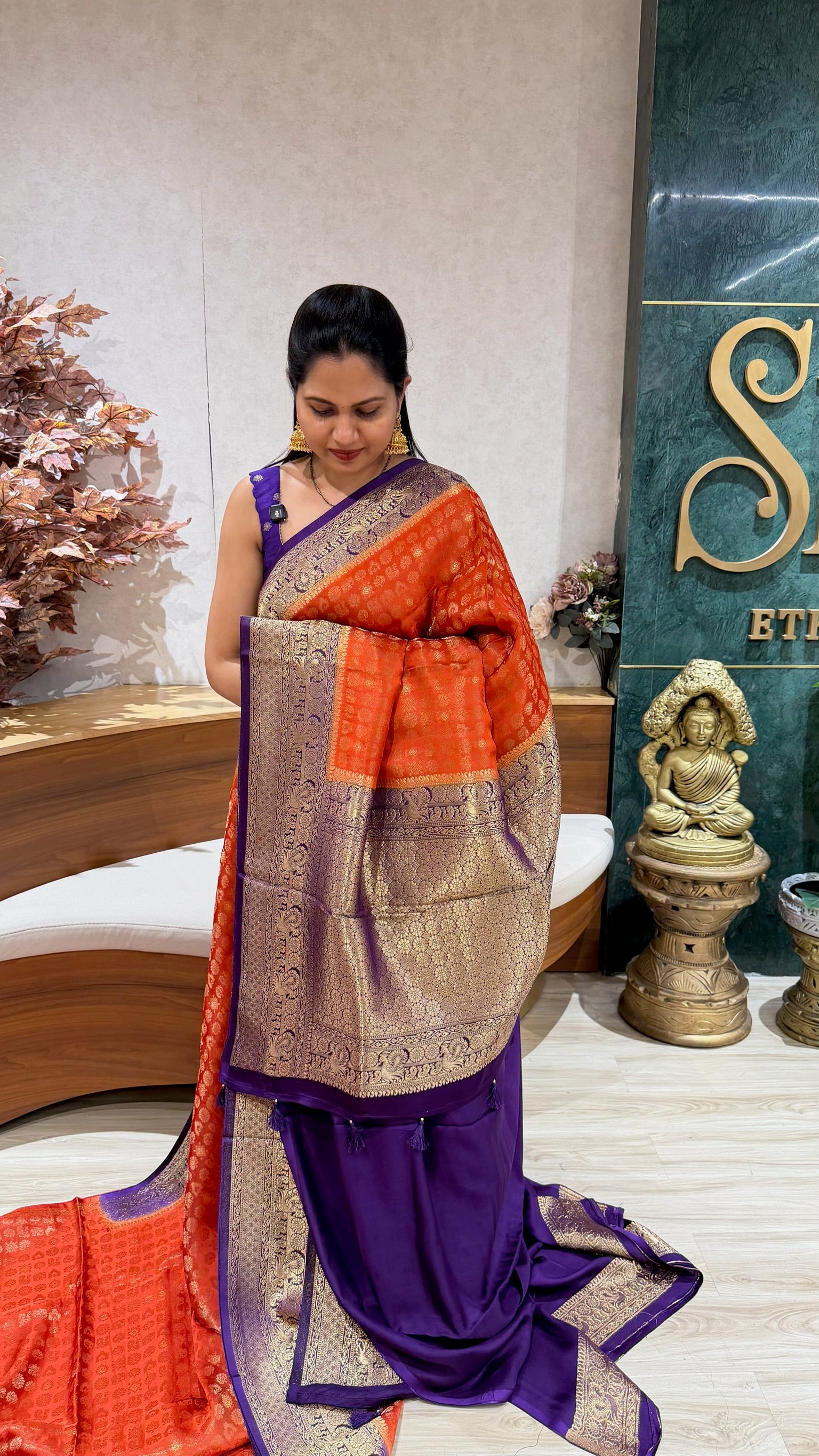 Kanchi crepe weaving