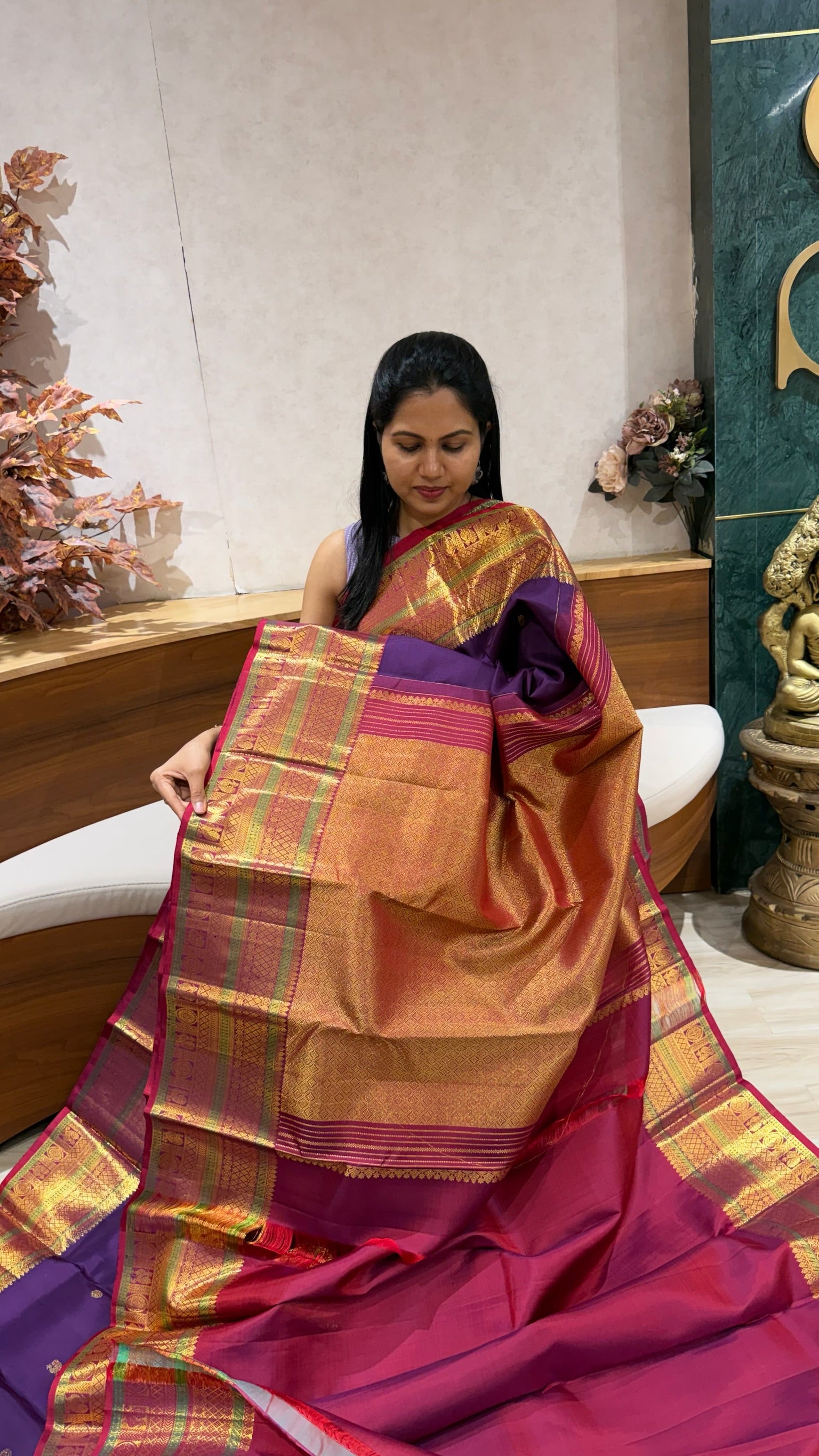 Handloom vintage Kanchi pattu