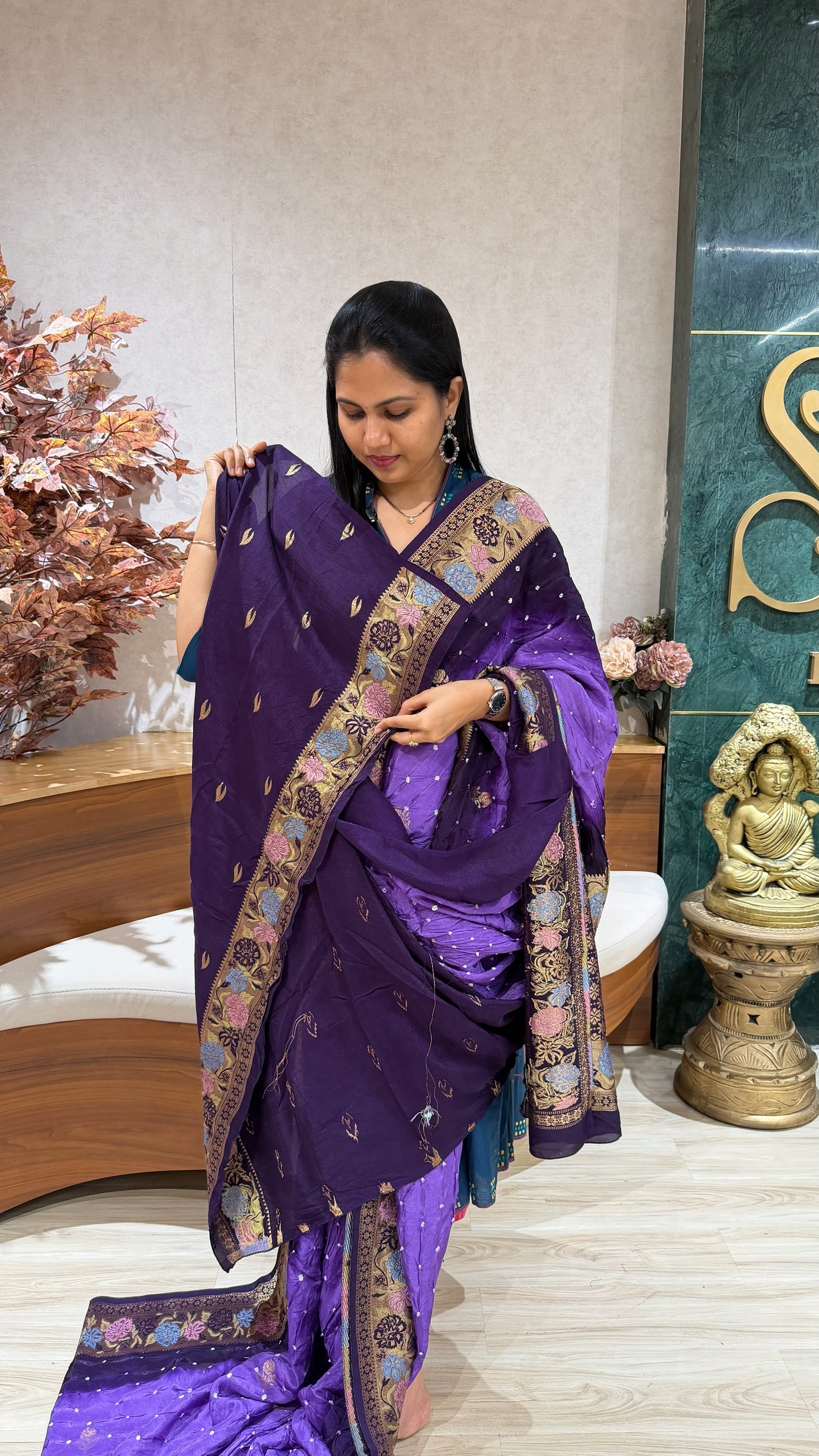 Crepe bandhini