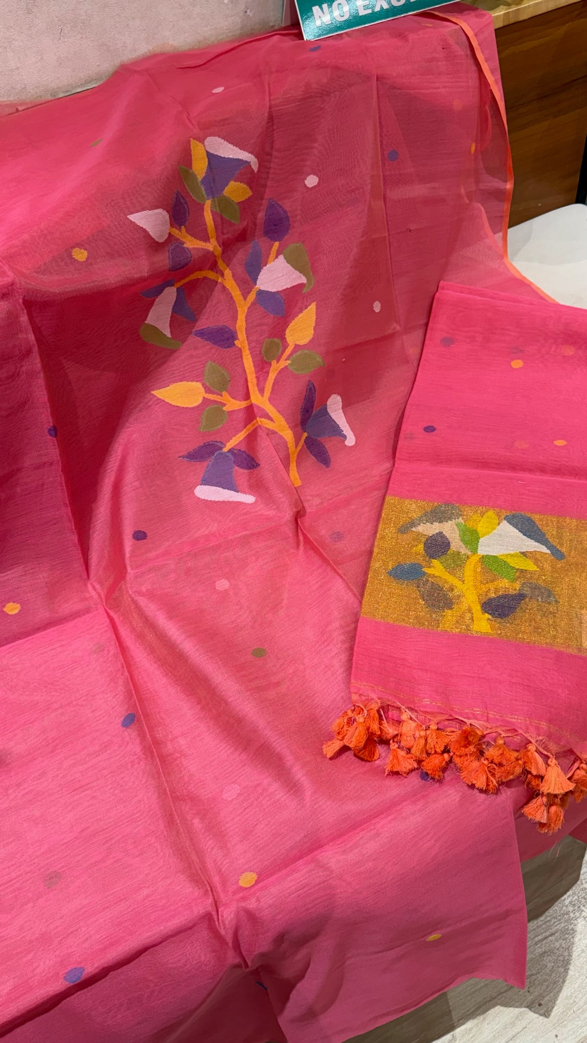 Muslin jhamdani dress