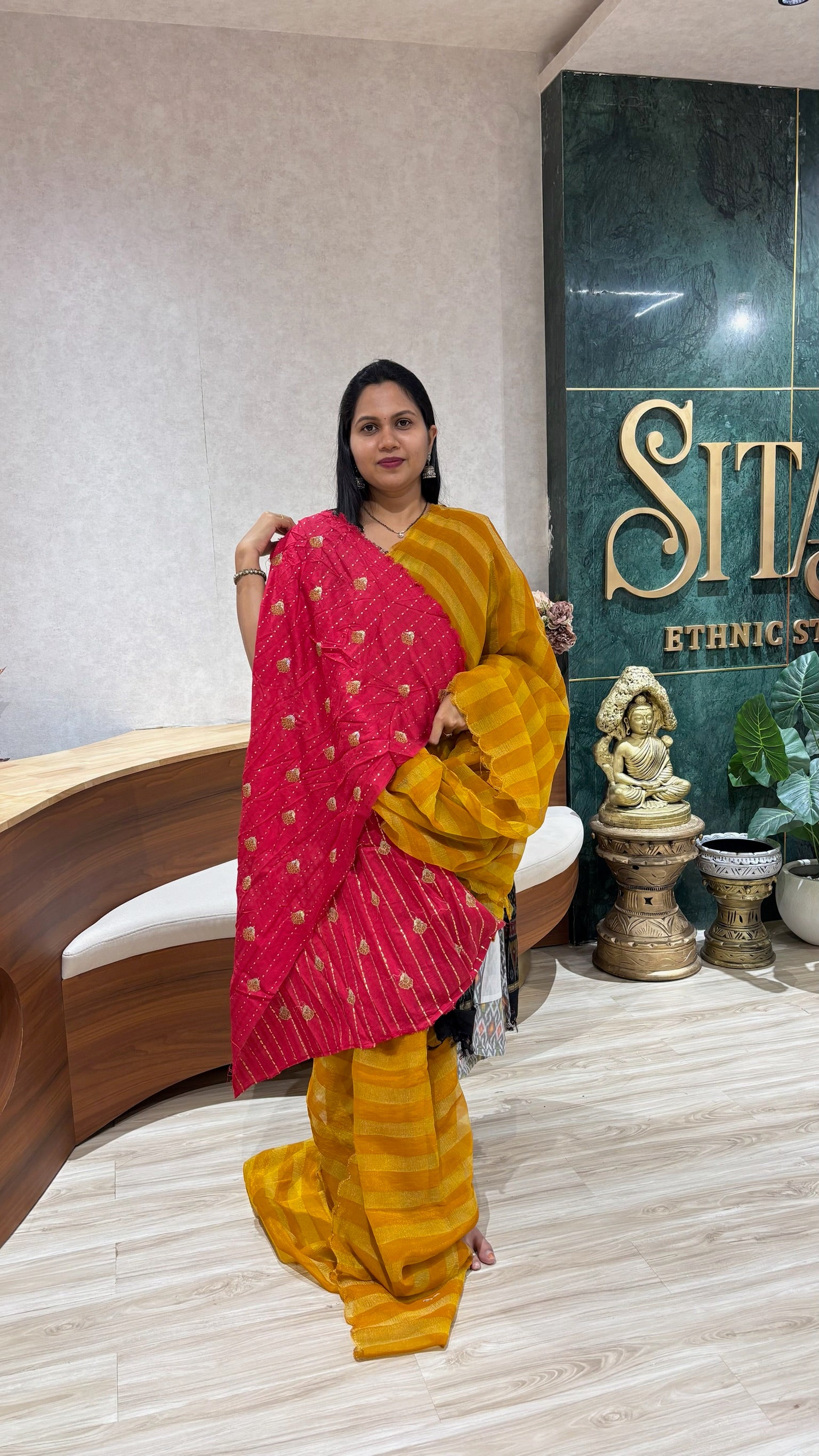 Fancy chiffon yellow
