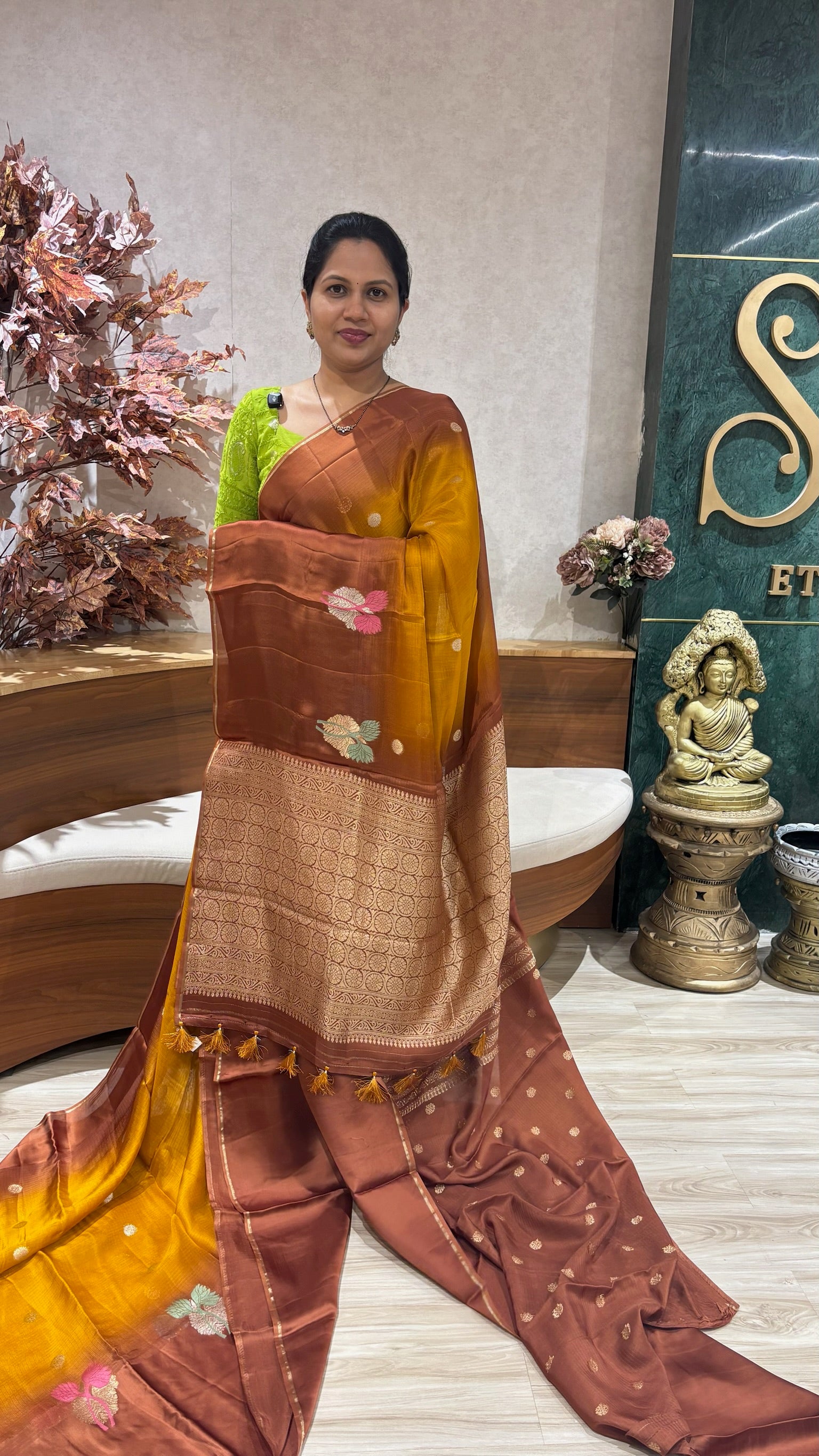 Manipuri kota mustard yellow