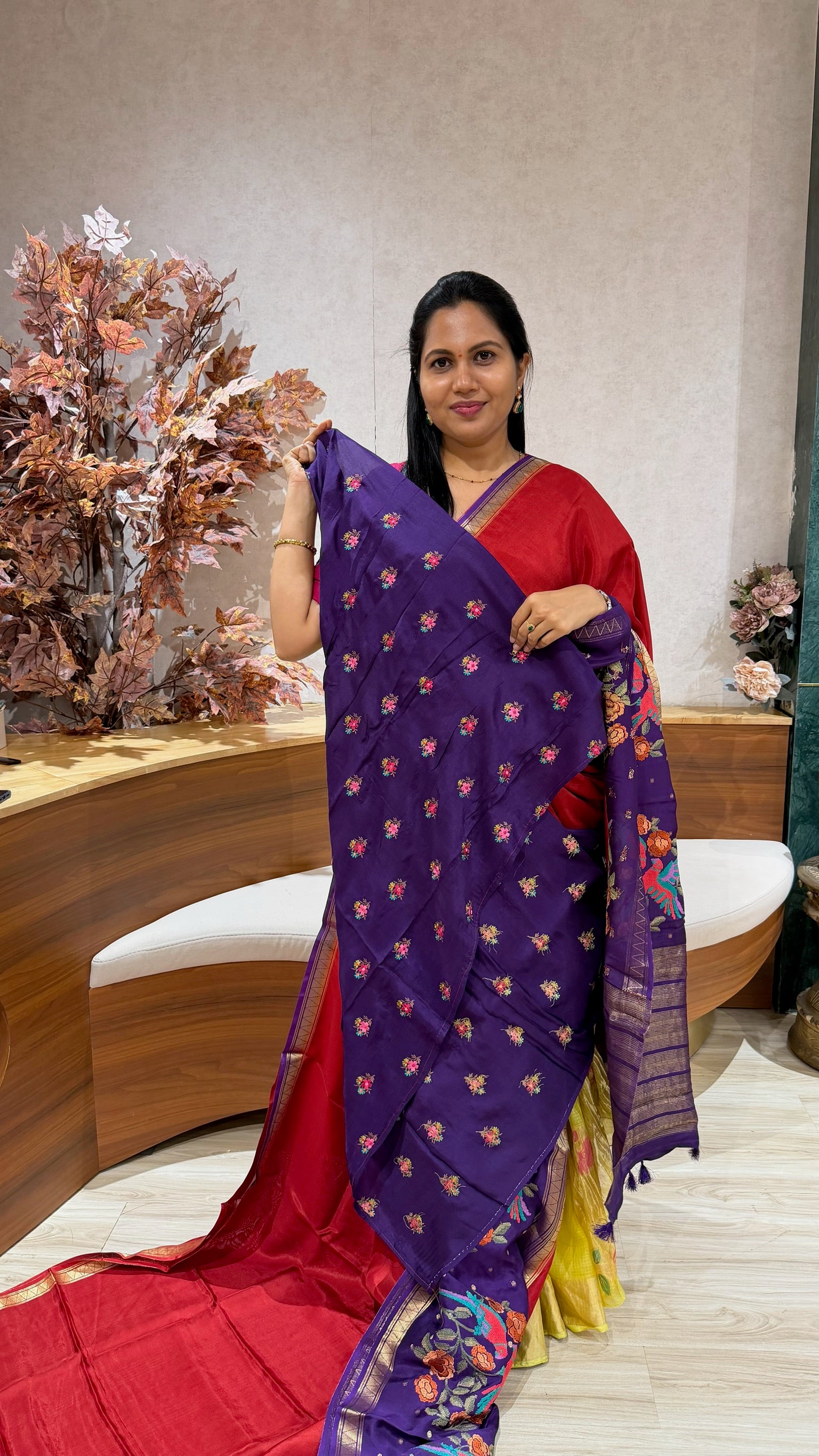 Fancy mysore silk