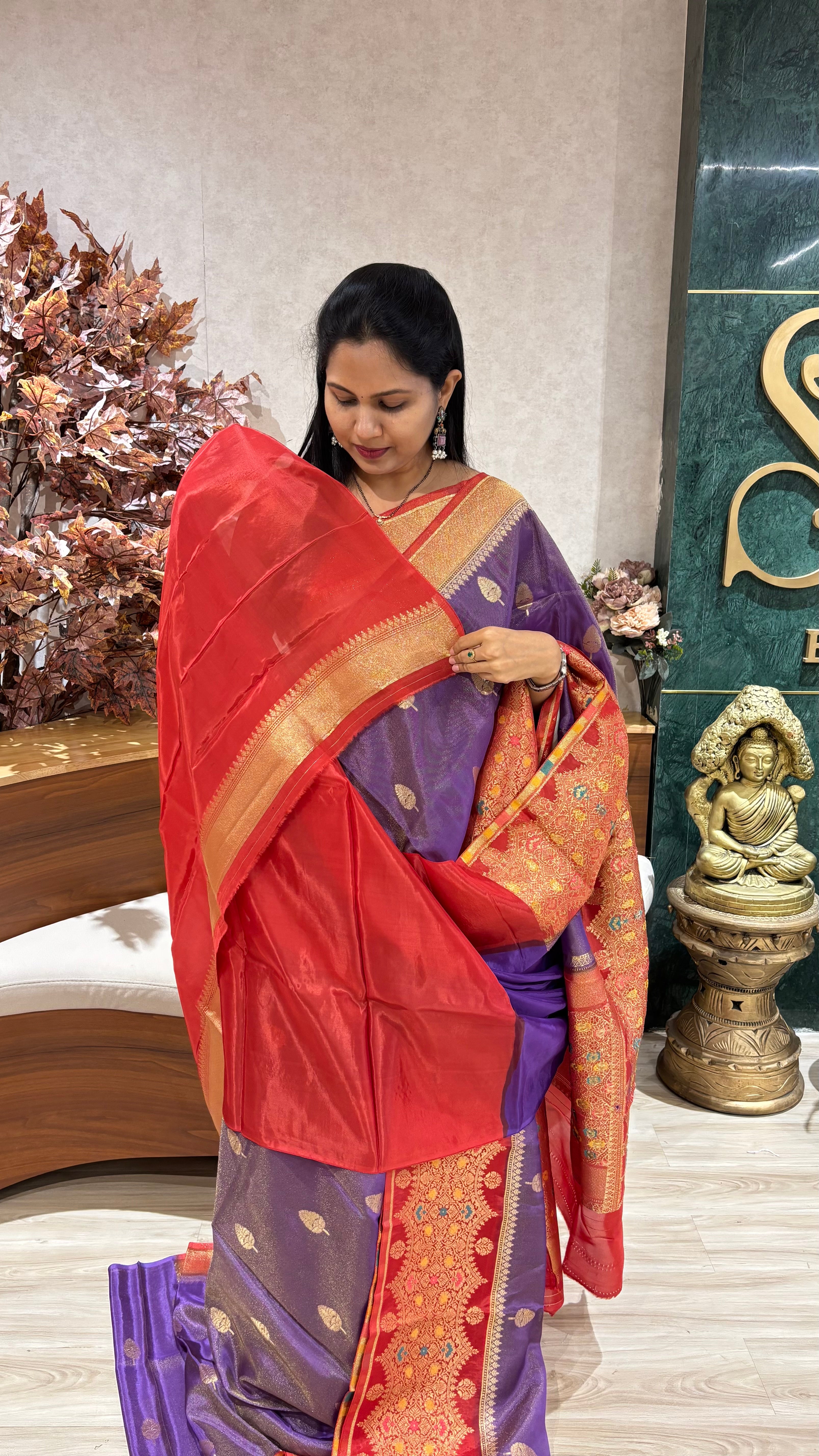 Viscose tissue georgette