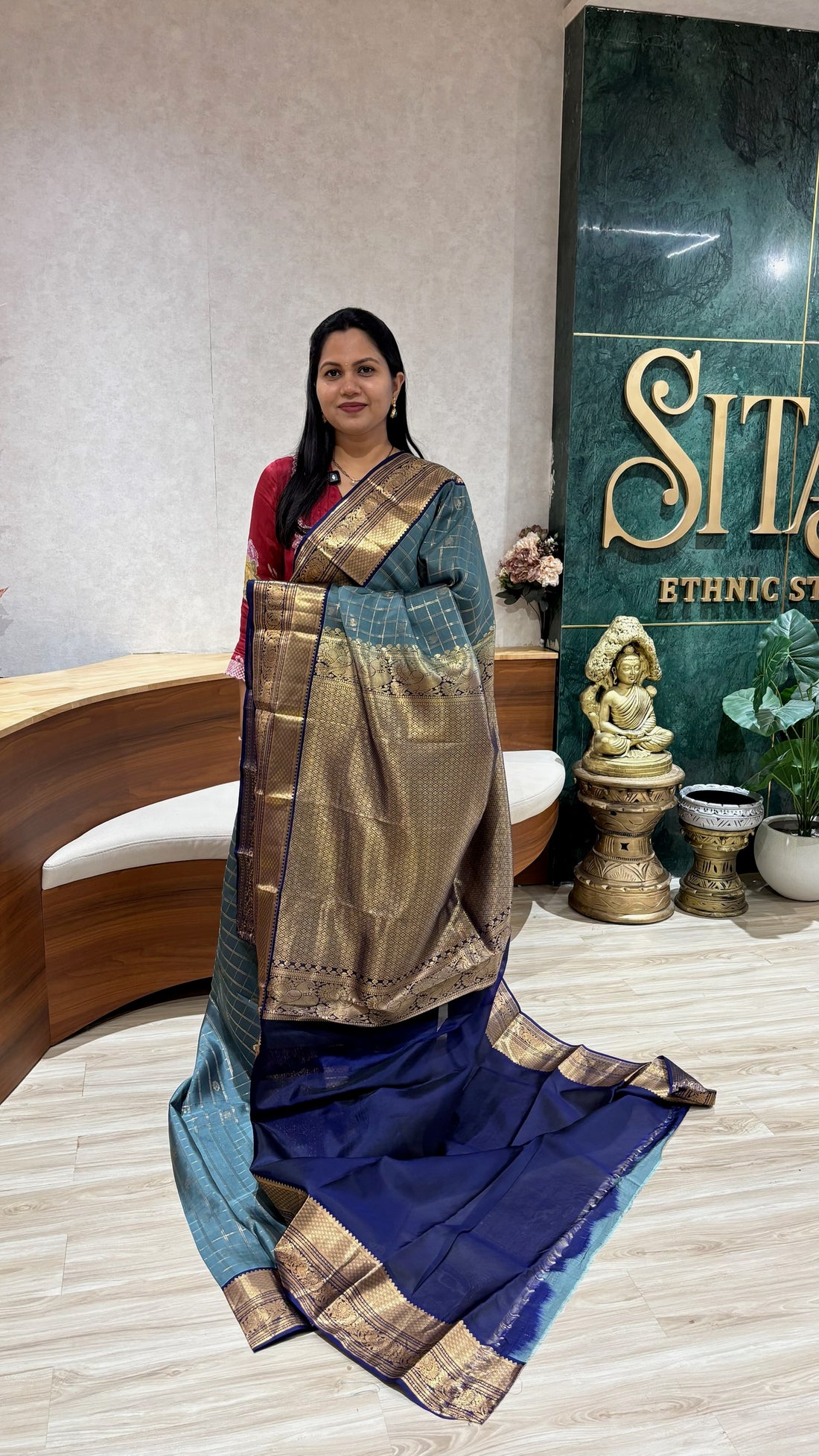 Light weight Kanchi pattu