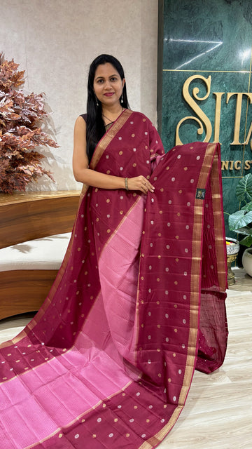 Russian silk checks and border