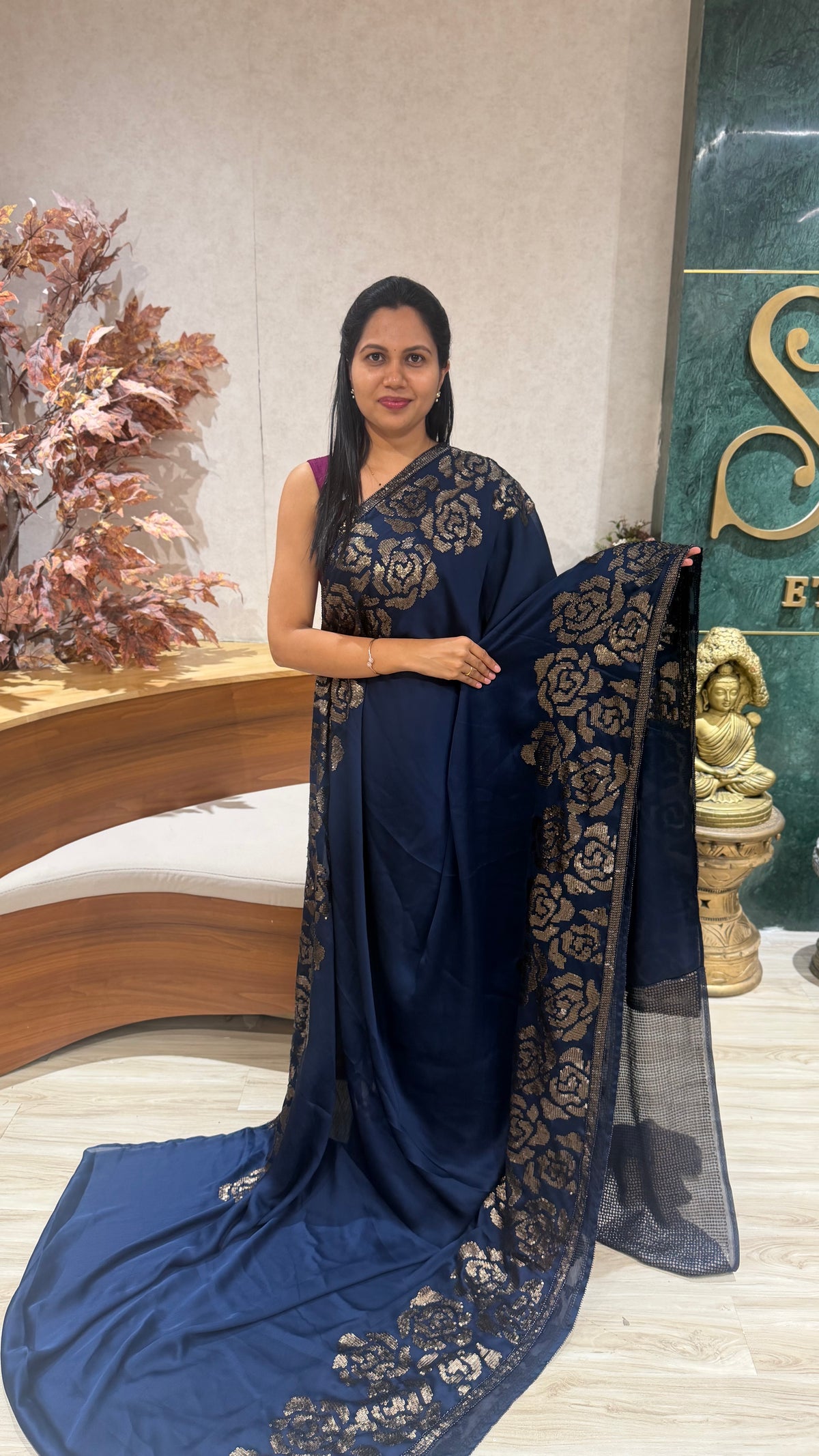 Designer cocktails navy blue
