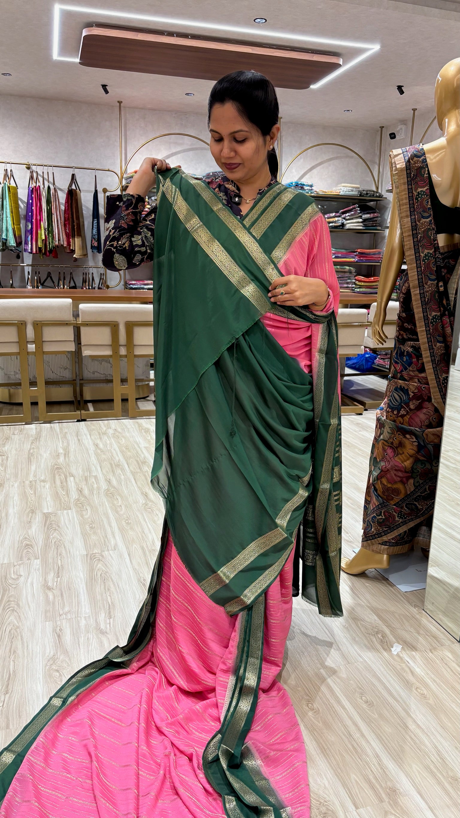 Fancy Mysore silk
