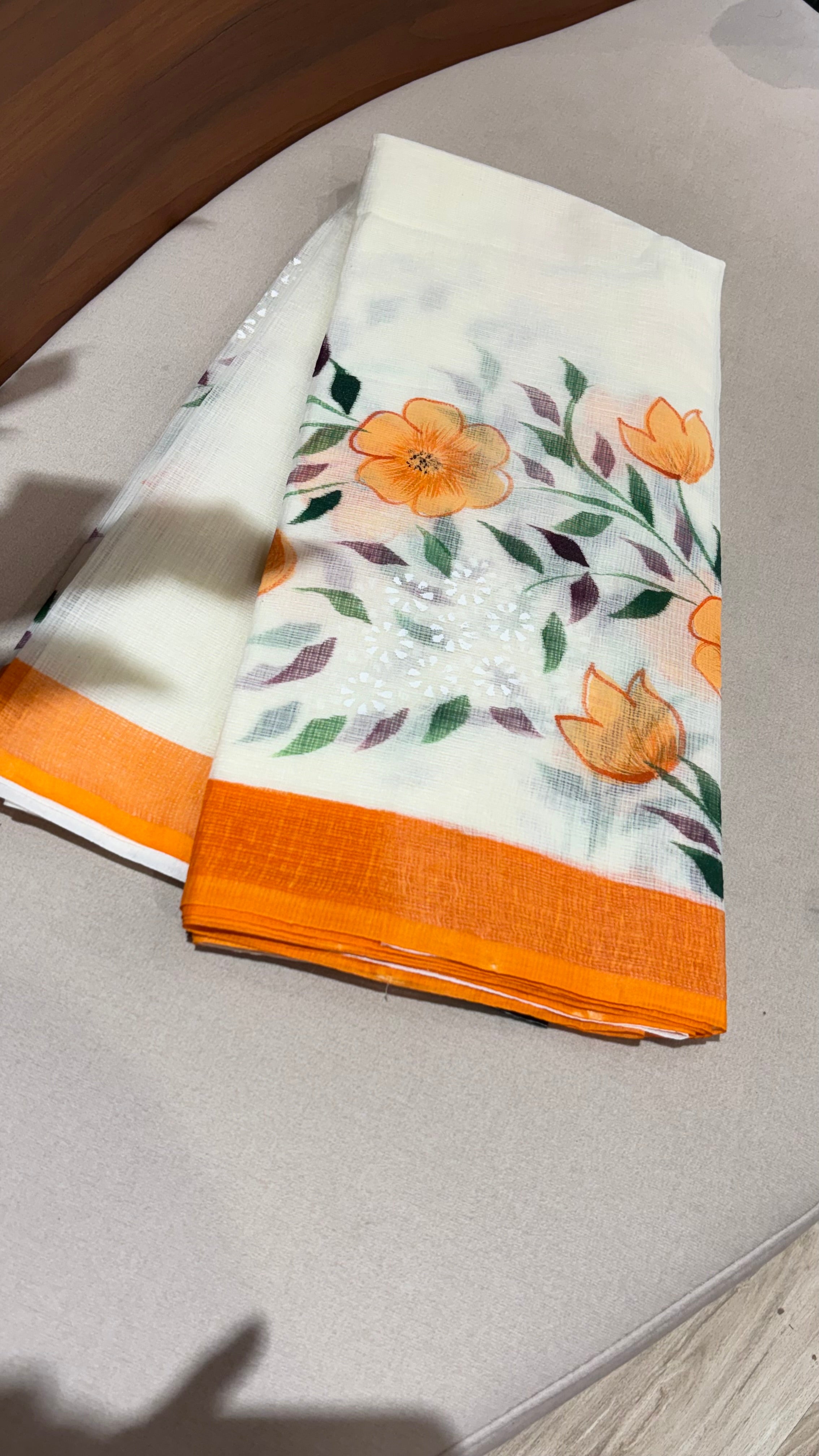 Kota hand paint saree