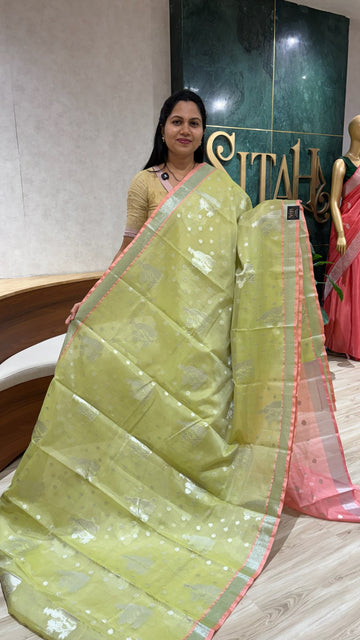 Silk kota green