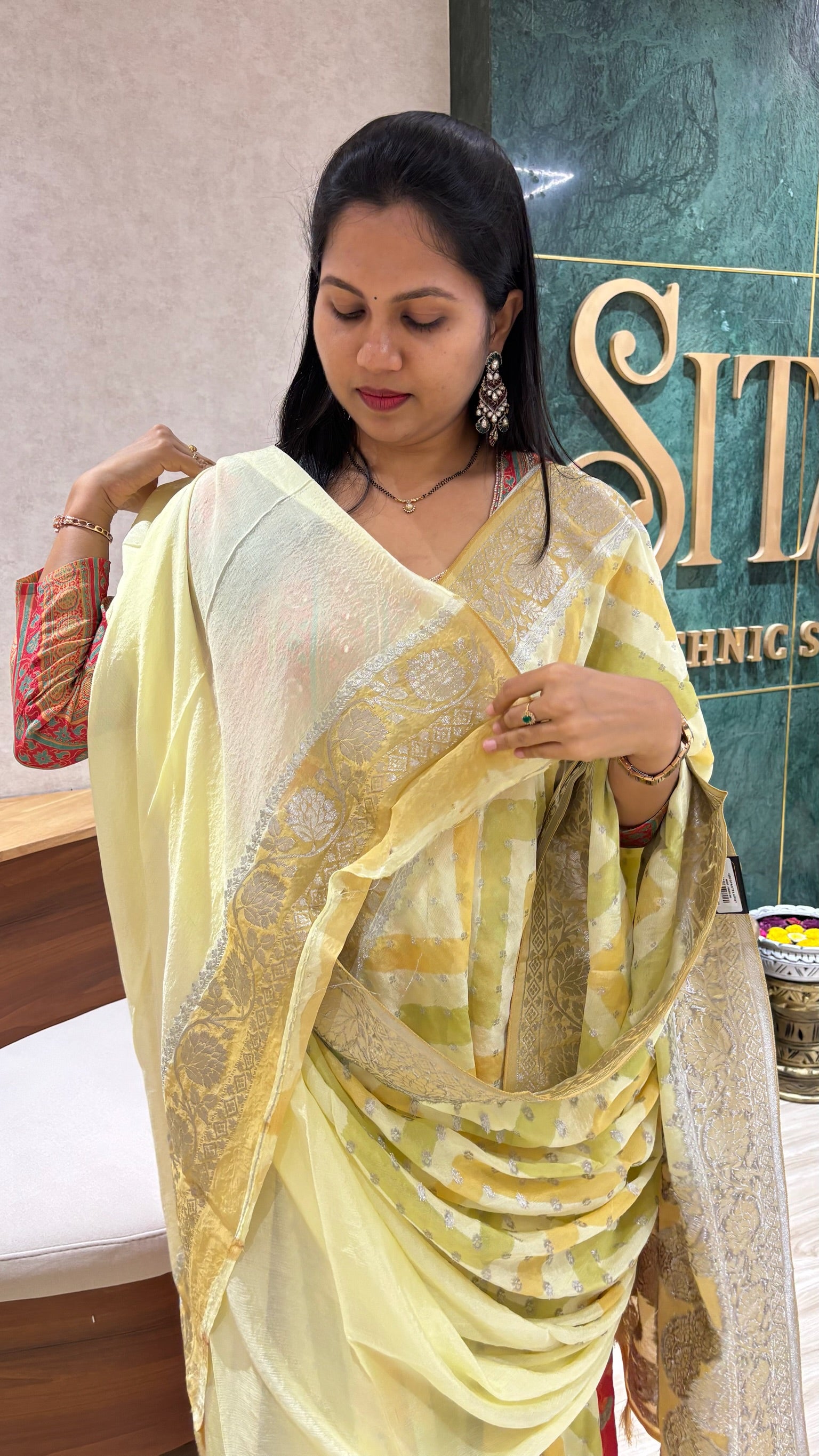 Chiffon George yellow